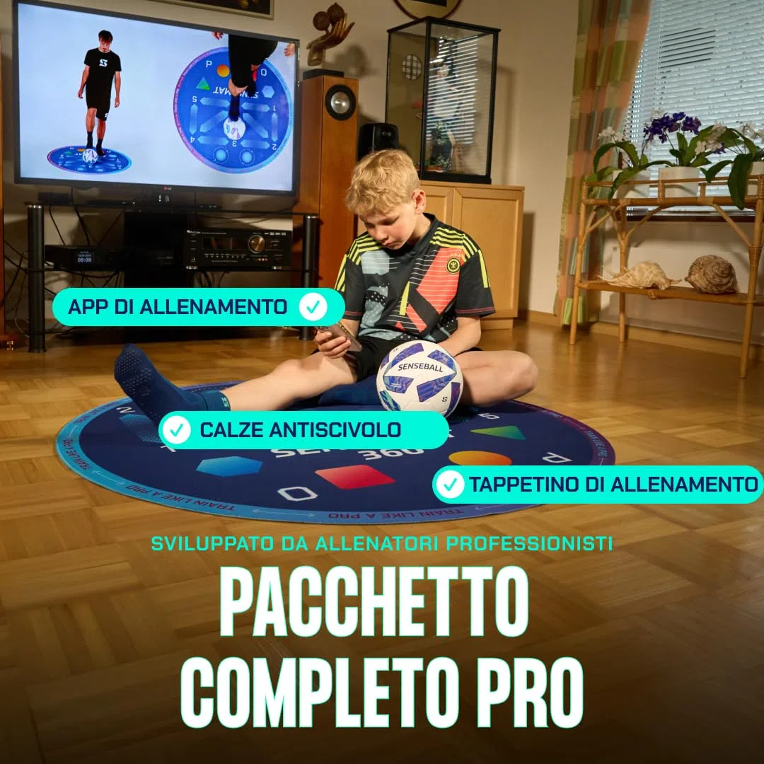 Sensemat 360 - Tappetino da allenamento antiscivolo con design a 360 gradi, per allenamento con i piedi, forza e coordinazione per tutte le età e livelli, migliora le abilità e il controllo con un