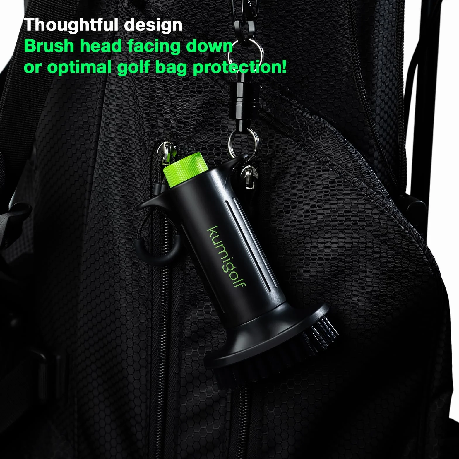 Spazzola d'acqua H3 per golf club, setole in nylon magnetiche