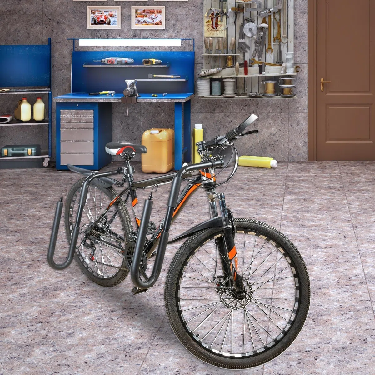 Surfboard Board Bike Rack - Porta del supporto per biciclette di navigazione, porta bici pieghevole interno | Facile installazione e rimozione di scaffali di surf di guida sicuri sia per le tavole da