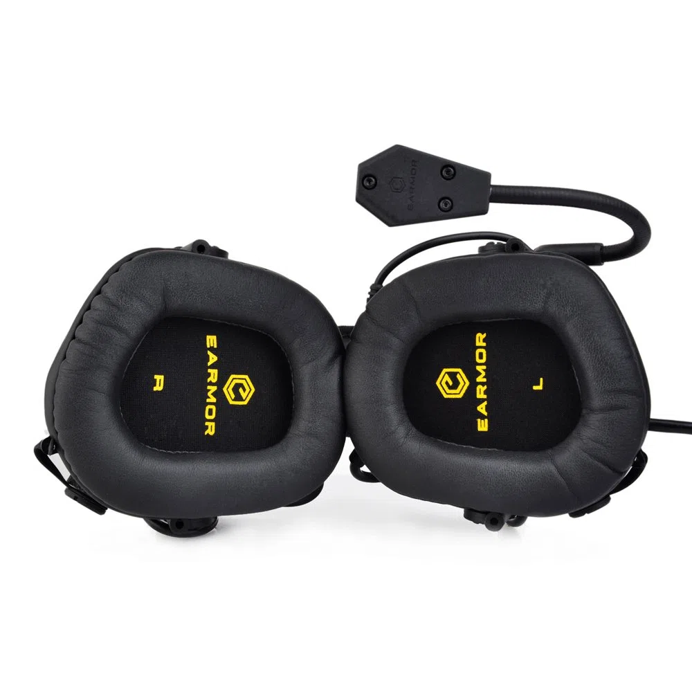 Protezione elettronica per le comunicazioni acustiche M32 Series Sopprime il rumore di arma da fuoco amplificando suoni di basso livello (nero)