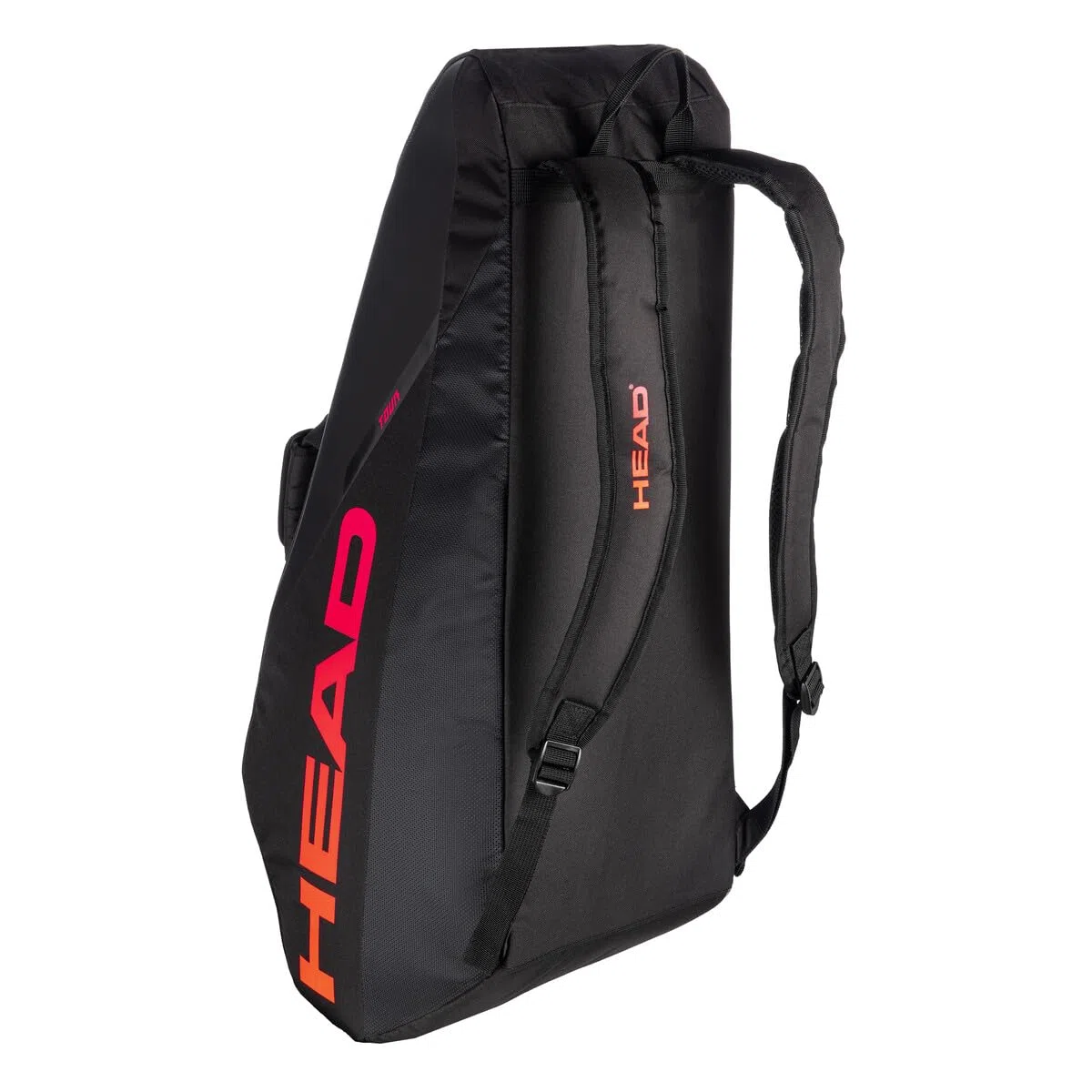 HEAD Borsa per racchette Tour, misura M, Nero/Fiamma, Esclusiva Amazon