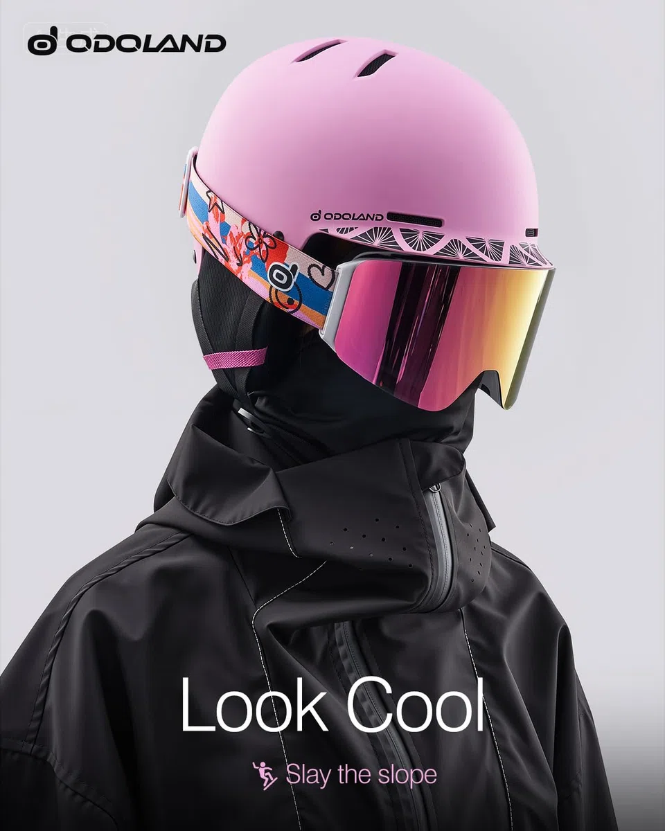 Odoland Casco da Sci per Adulti e Ragazzi, Helmet da Snowboard per Uomo e Donna, Casco da Neve Ventilazione, Paraorecchie Rimovibili, Compatibile con Occhiali da Sci e Snowboard
