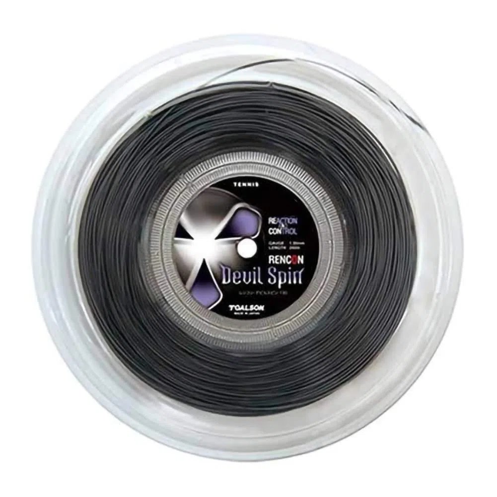 Toalson Rencon Devil Spin 17 1,25 mm, bobina 200 m, Nero