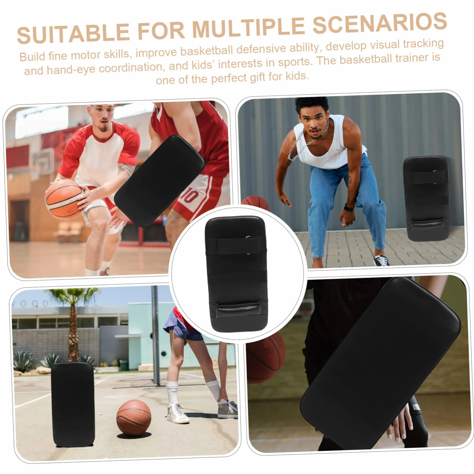Garneck tappeto da basket bracciolo cuscinetto protezione bloccante hockey pedana tappetino blocco aiuto allenamento multifunzione attrezzo pallavolo