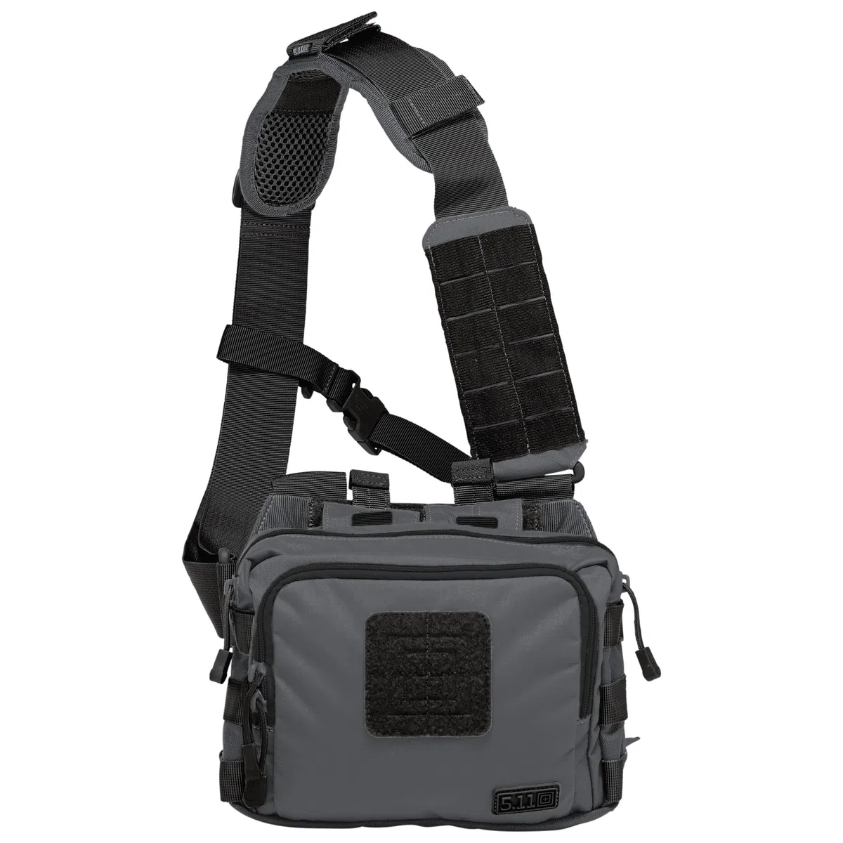 5.11 -Banger Borsa a Tracolla 3L - Borsa EDC Compatta Resistente Nylon 500D - Trasporto 2 Caricatori AR, Scomparto Pistola Discreto - Molle, Cinghie, Uso Tattico