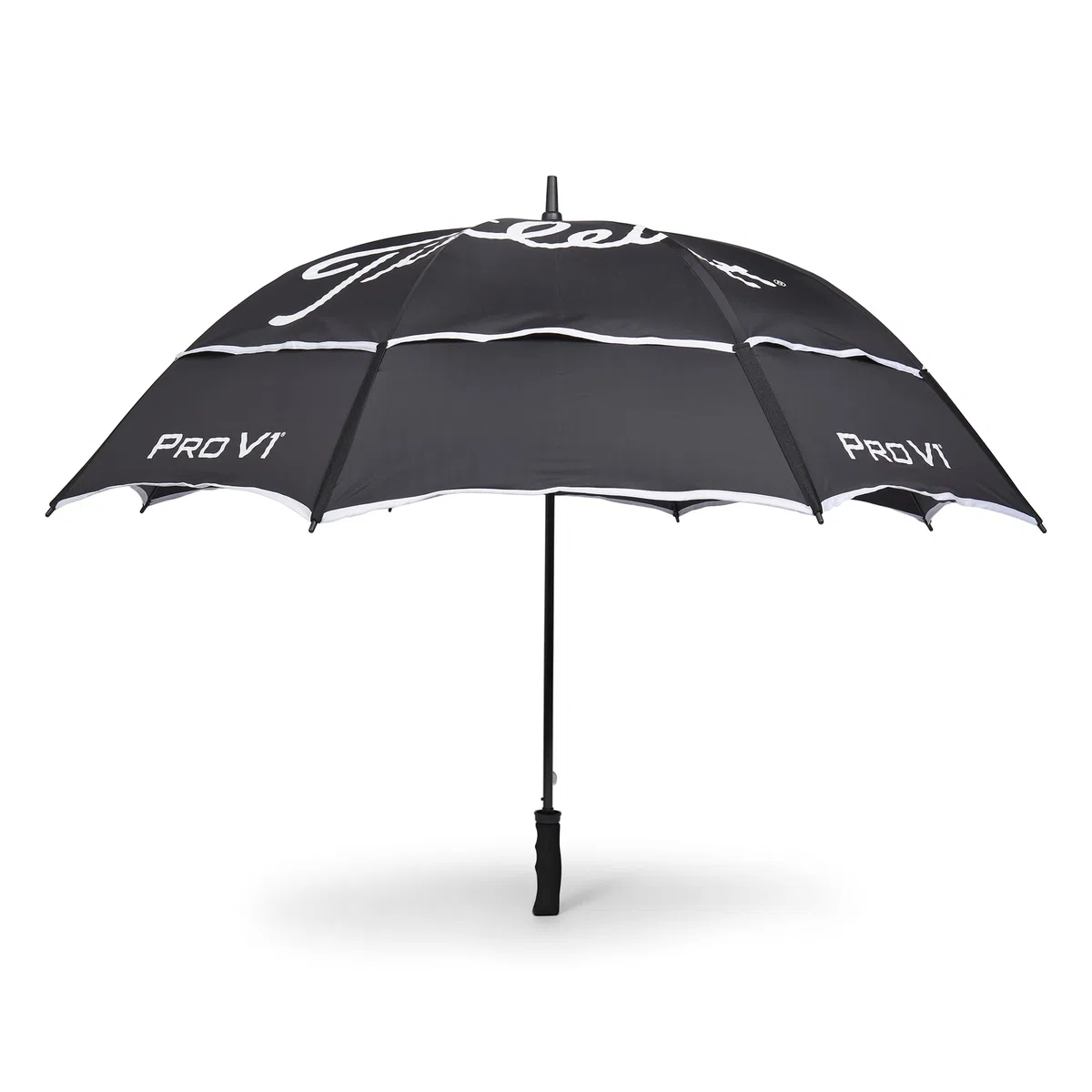 Titleist StaDry - Ombrello a doppia copertura, colore: nero/bianco
