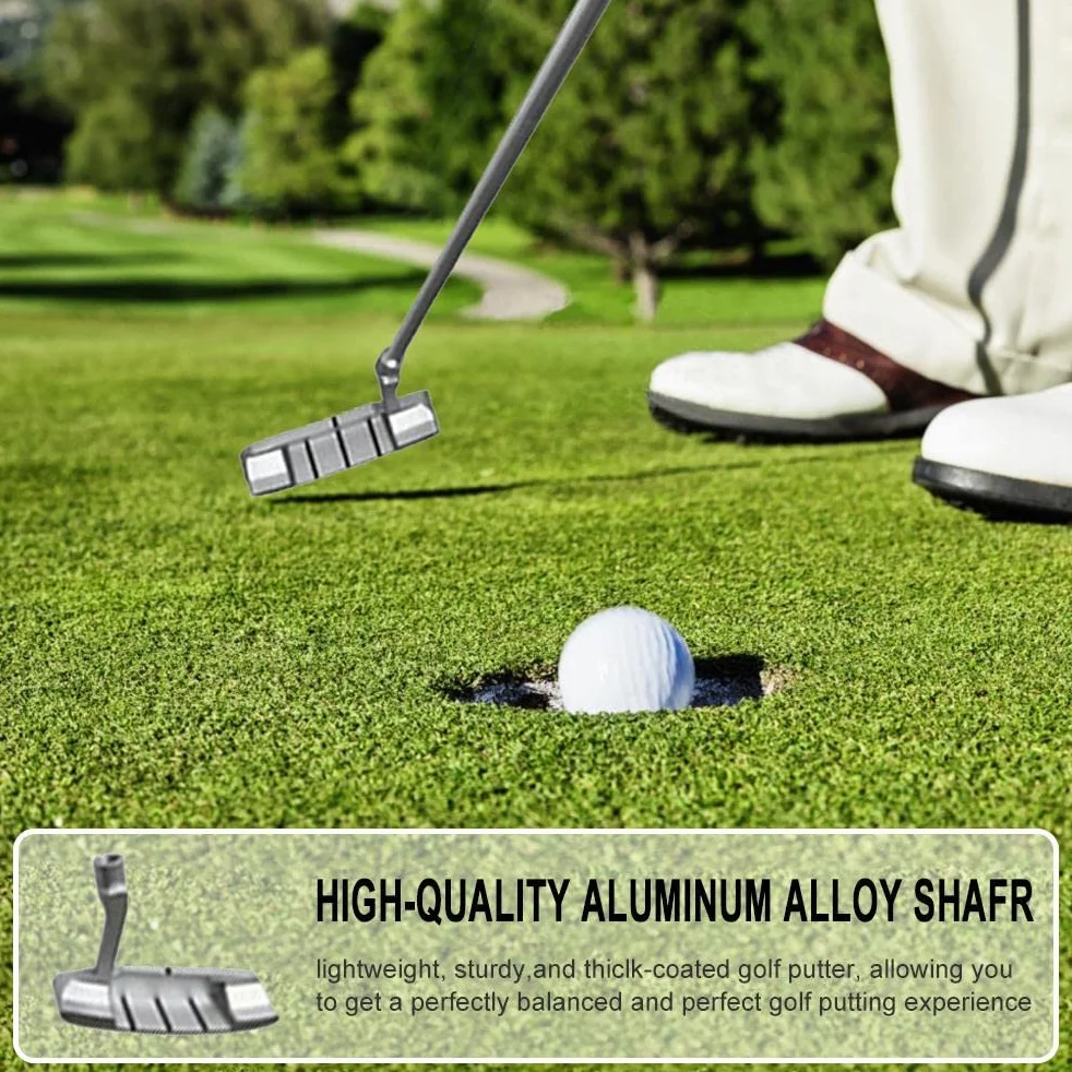 Putter da Golf Bidirezionale a 3 Sezioni in Lega di Alluminio per Bambini e Adulti
