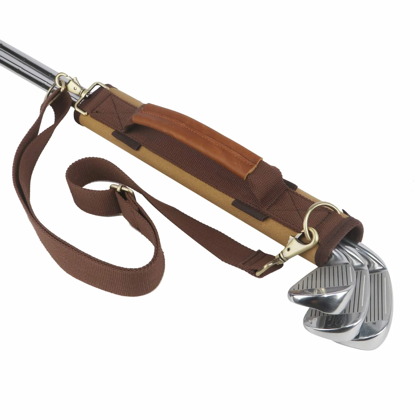 TOURBON Borsa da golf in tela con tracolla