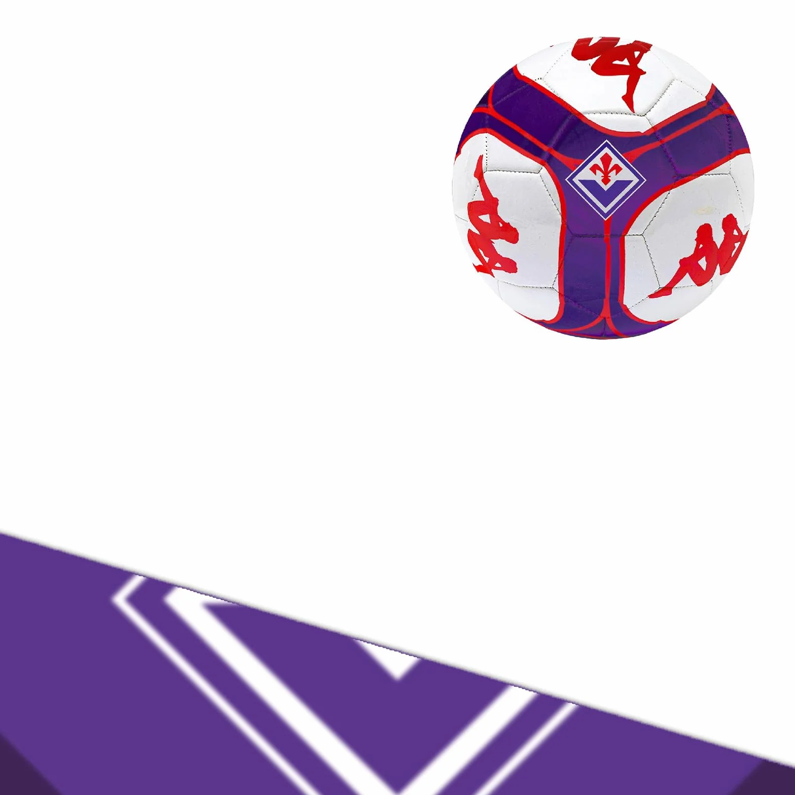 Kappa Pallone Fiorentina Ufficiale Calcio con Logo