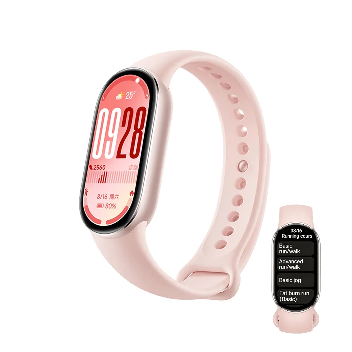 Xiaomi Mi Smart Watch Band 10, impermeabile 5 ATM, fitness tracker con contapassi, smartwatch sportivo, smart band per salute, per uomo e donna, display AMOLED da 4,37 cm, oltre 150 modalità sportive