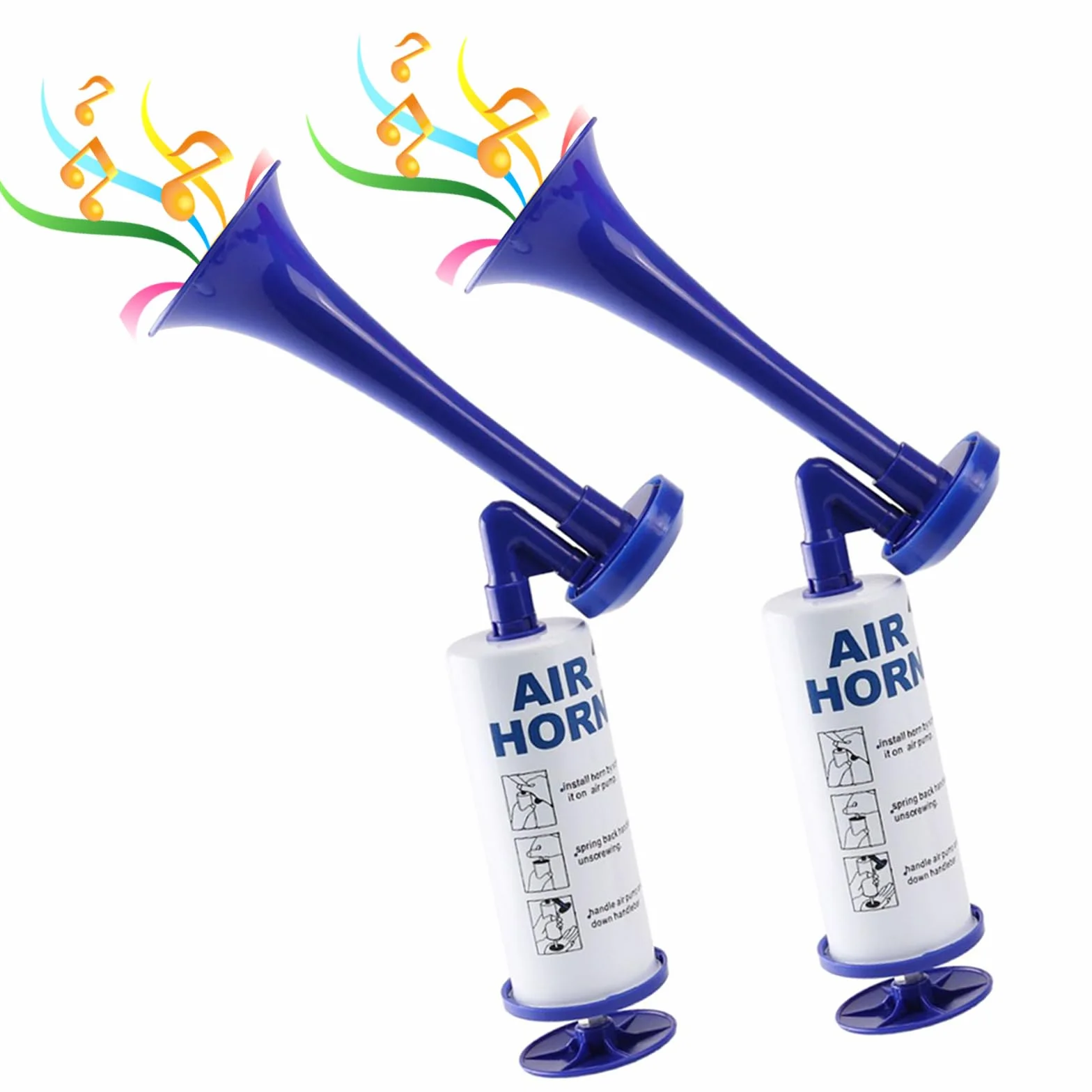 Air Horn Fanfare Horn Metal Compressed Air Tromba 2 Pezzi