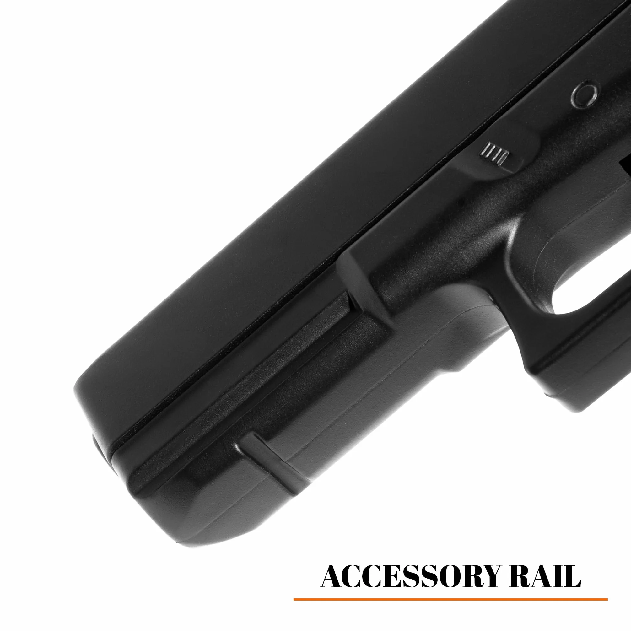 Pistola softair Glock 17 V020 carrello metallo corpo plastica 0,9 Joule caricatore 12 colpi bundle 1000 pallini