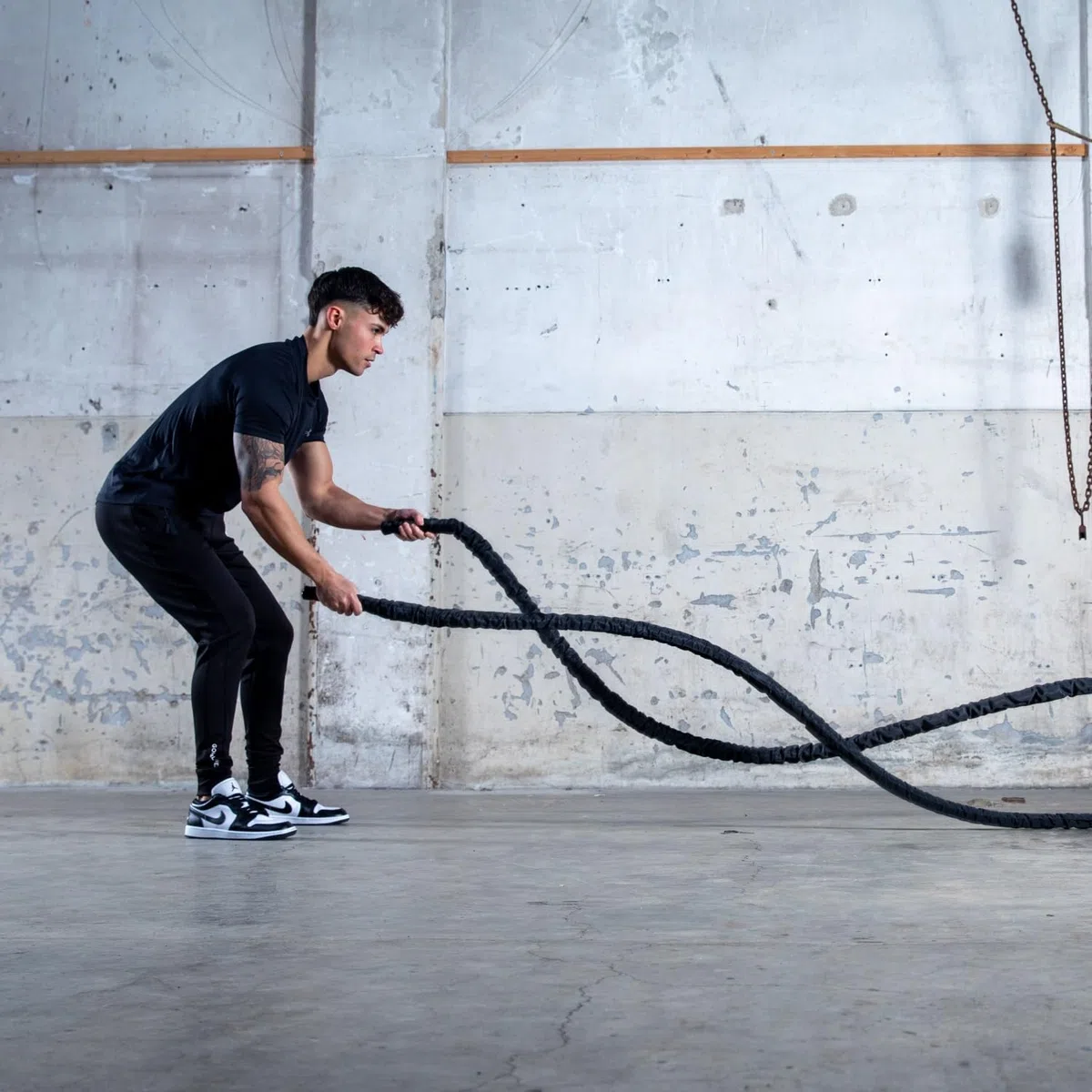 VirtuFit Battle Rope - Corda fitness Pro – 9 m – Corda da allenamento – Corda da corsa
