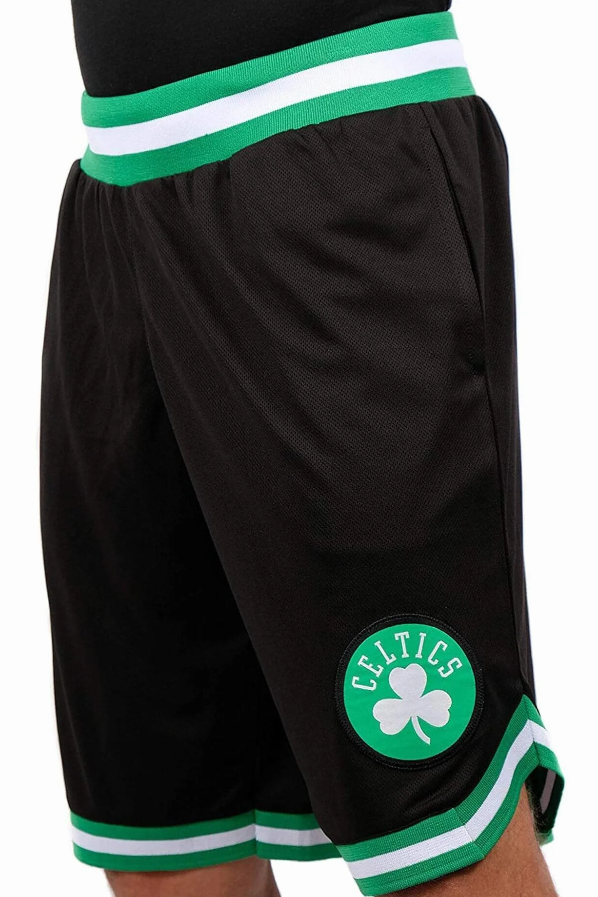 NBA Woven Team Logo Poly Mesh Basket Shorts Nero XL