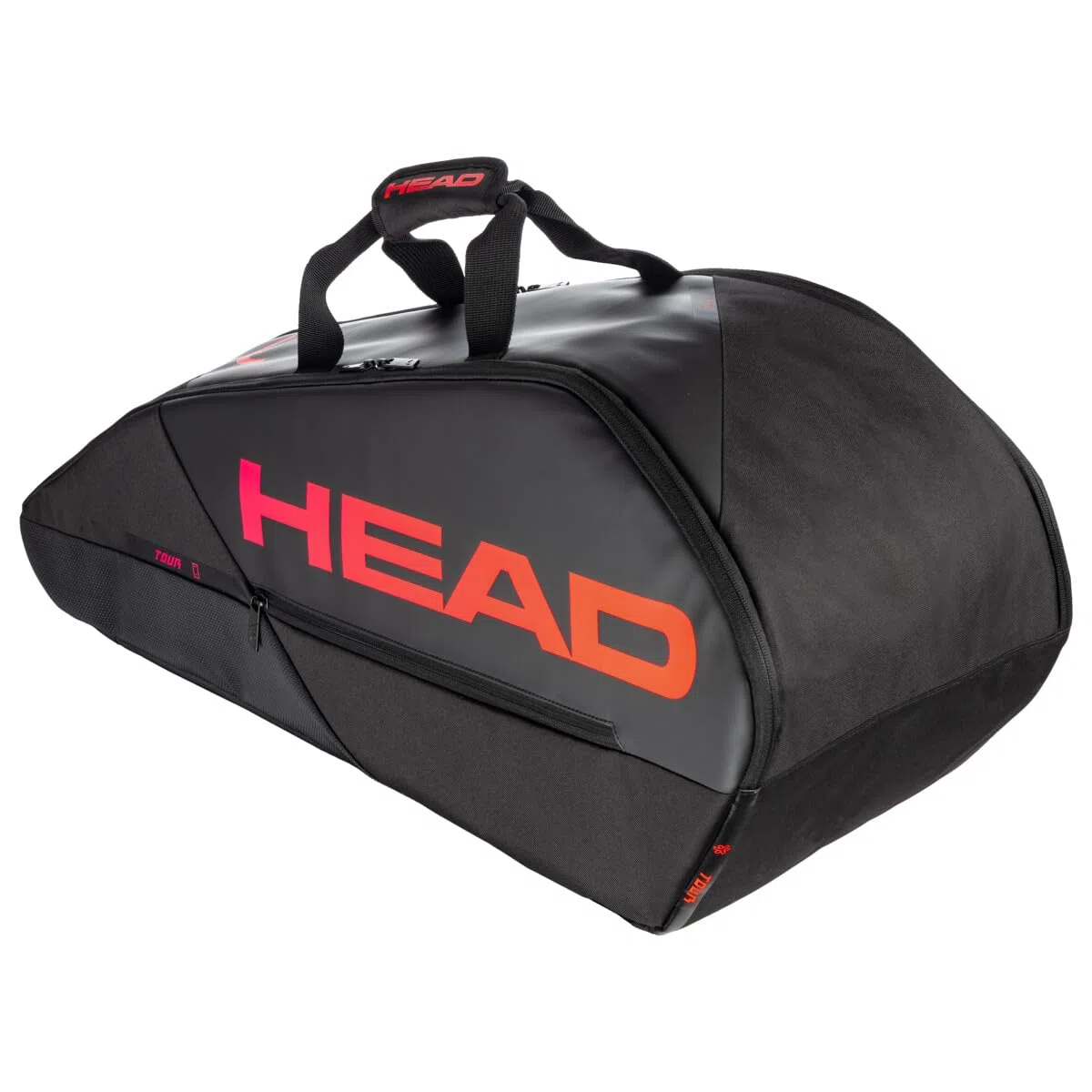 HEAD Borsa per racchette Tour, misura M, Nero/Fiamma, Esclusiva Amazon