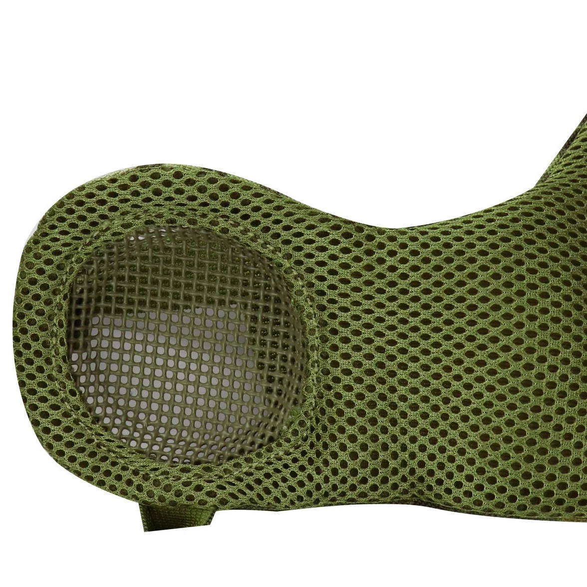 Maschera a metà viso in rete per softair con protezione orecchie e occhialini