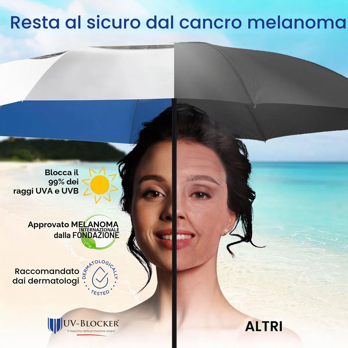 UV-Blocker UV Sun Protection Umbrella Folding UV Umbrella