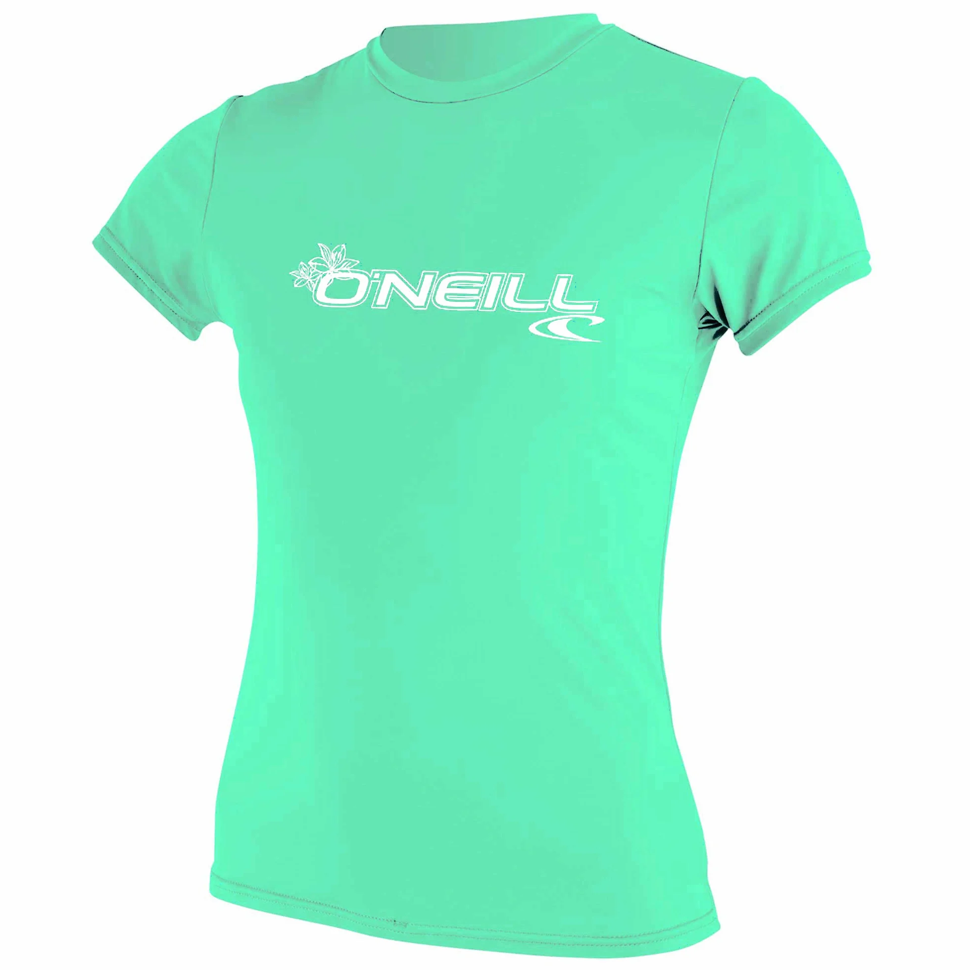O'NEILL Wms Basic Skins Short Sleeve Sun Shirt Rash Vest Donna