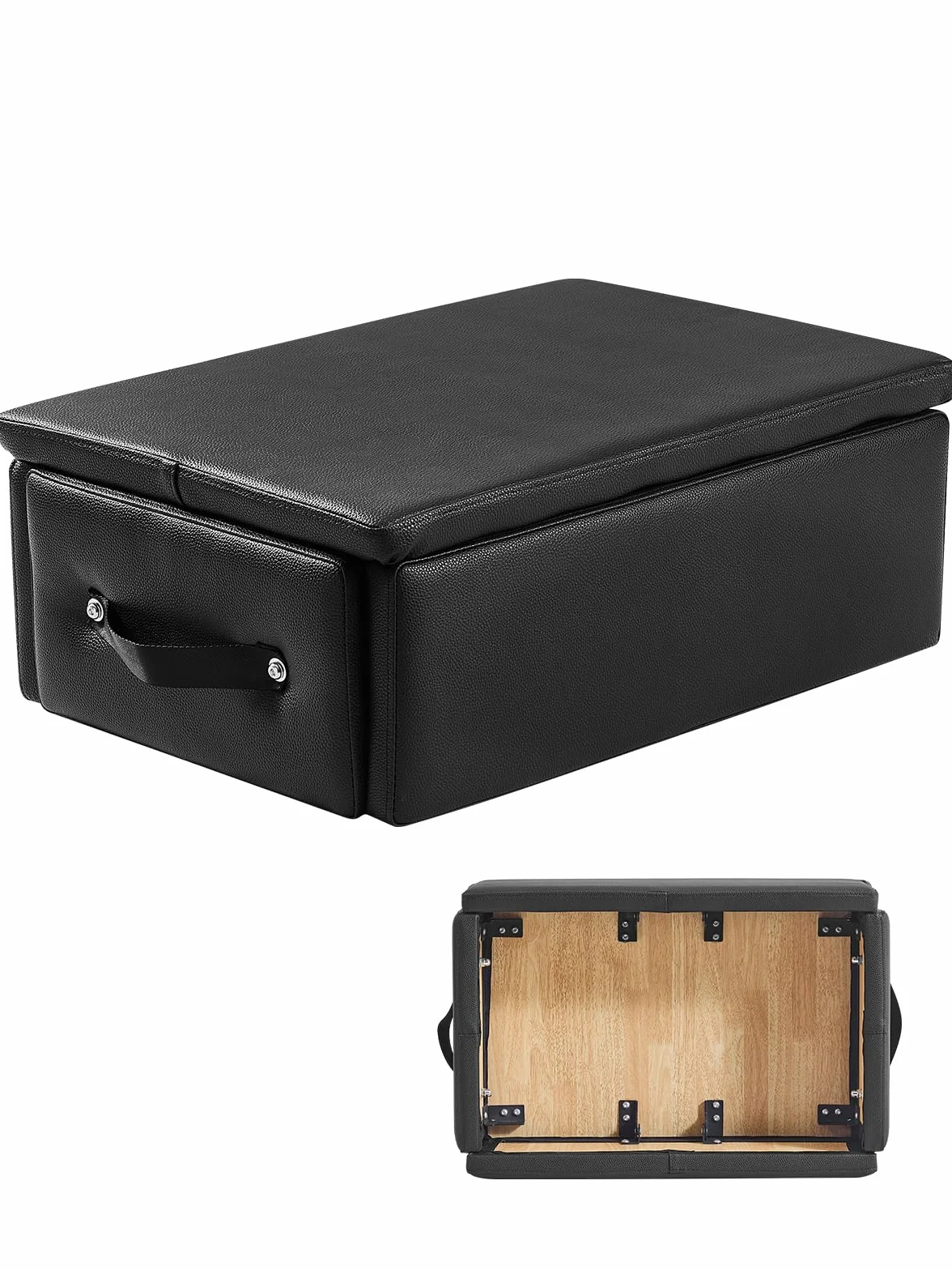 VEVOR Scatola per Riformatore per Pilates, 625x435x240 mm Pilates Seduta Scatola per Esercizi Attrezzatura Pilates in Legno Premium, Migliora Forza e Equilibrio, Gamma di Movimenti, Nero