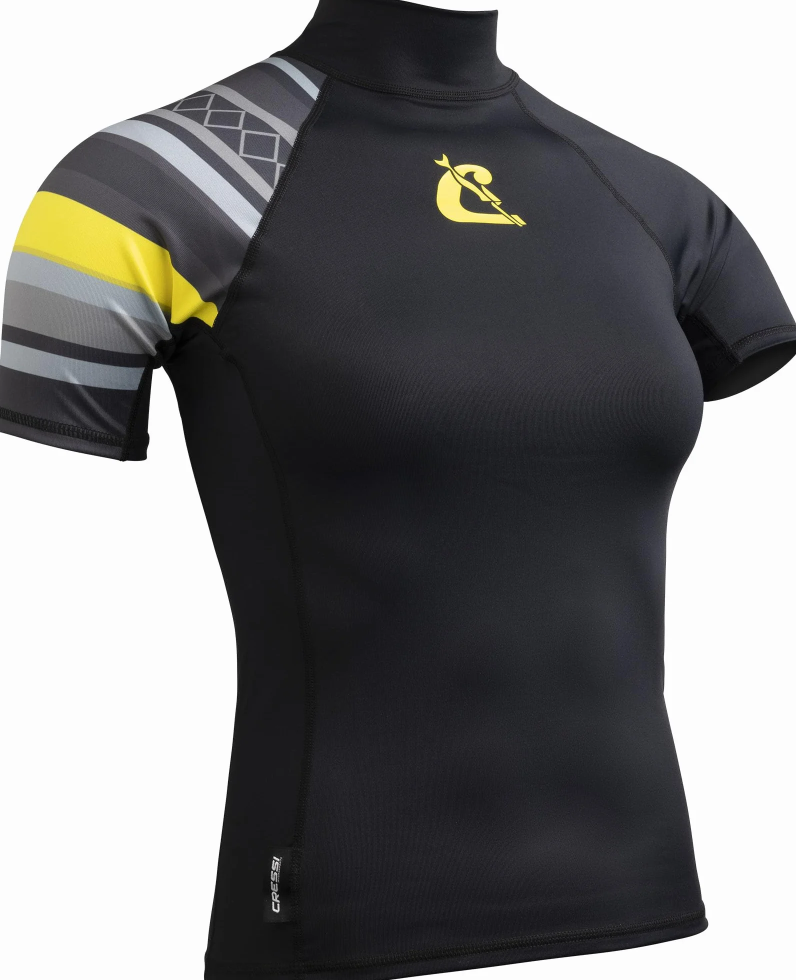 Cressi Shield Lady Rash Guard Short/SL - Rash Guard Manica Corta Protettiva per SUP e Sport Acquatici, Donna