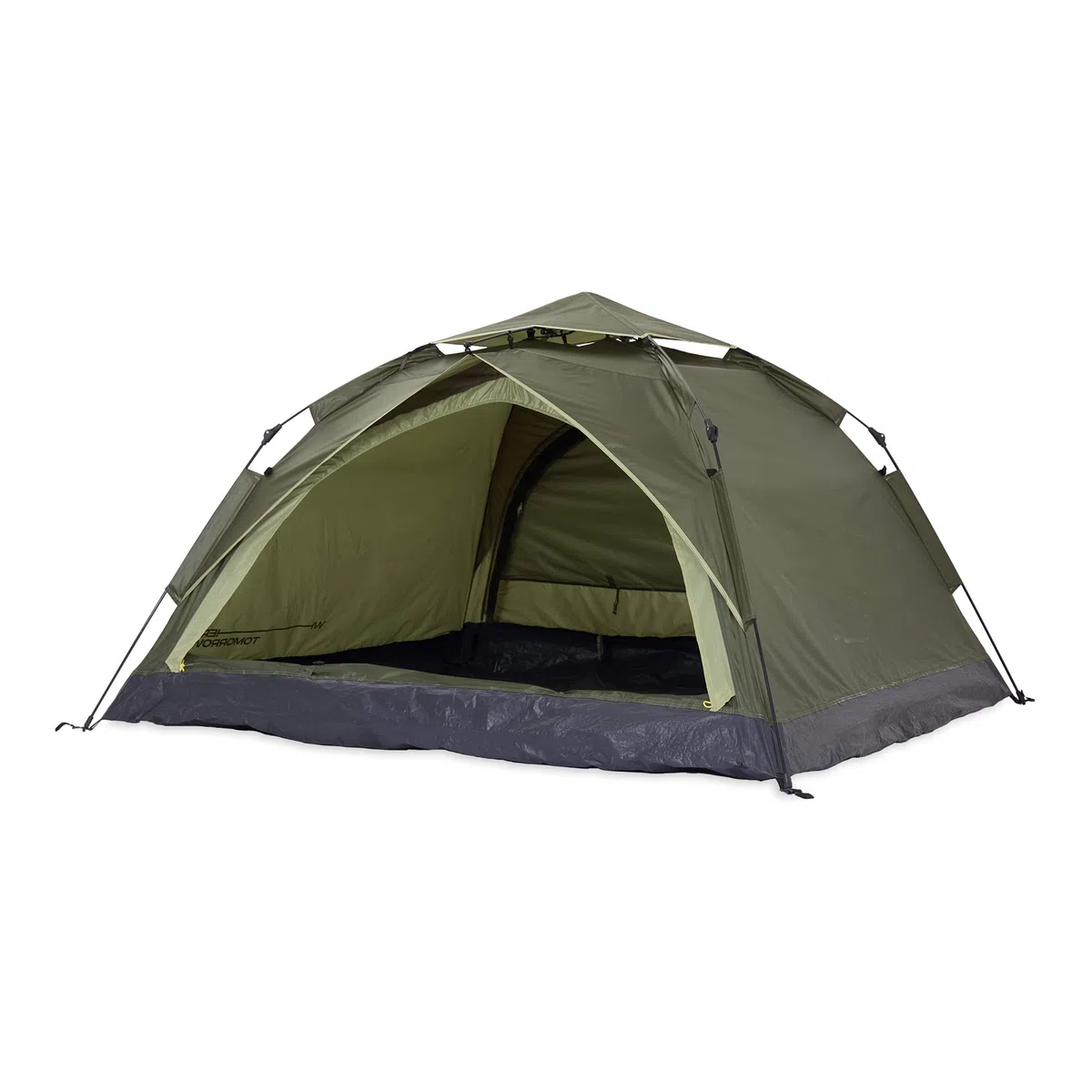Lumaland Tenda da Campeggio | Tenda Pop Up Leggera | Tenda a Cupola per 2-3 Persone | Tenda Igloo per Trekking e Festival | Impermeabile 210x190x110cm | con 1 e 2 ingressi