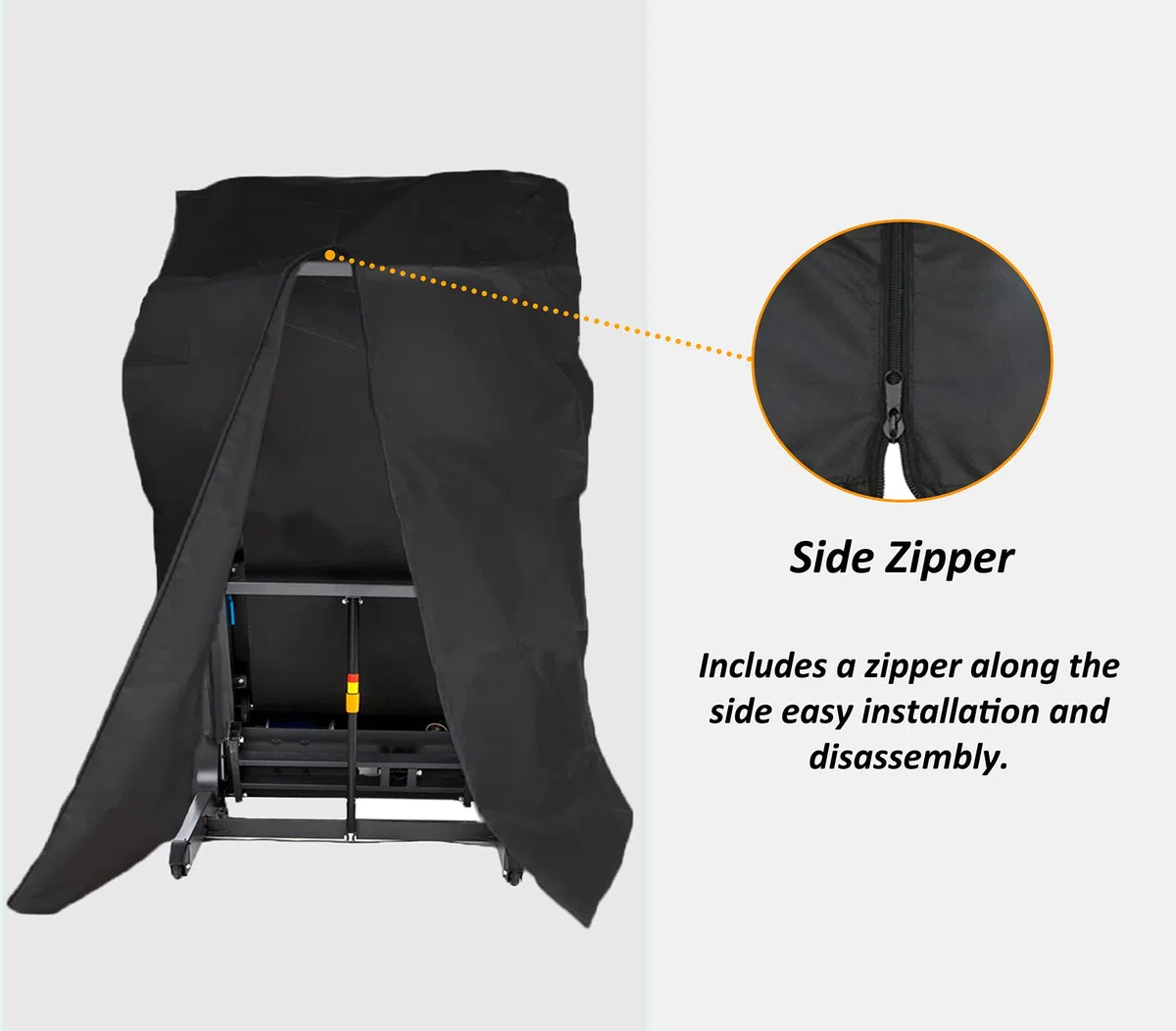 MaWGcowerd Treadmill Cover, Folding Treadmill Cover, Dustproof and Waterproof Cover, Oxford Cloth Waterproof Sunscreen Cover