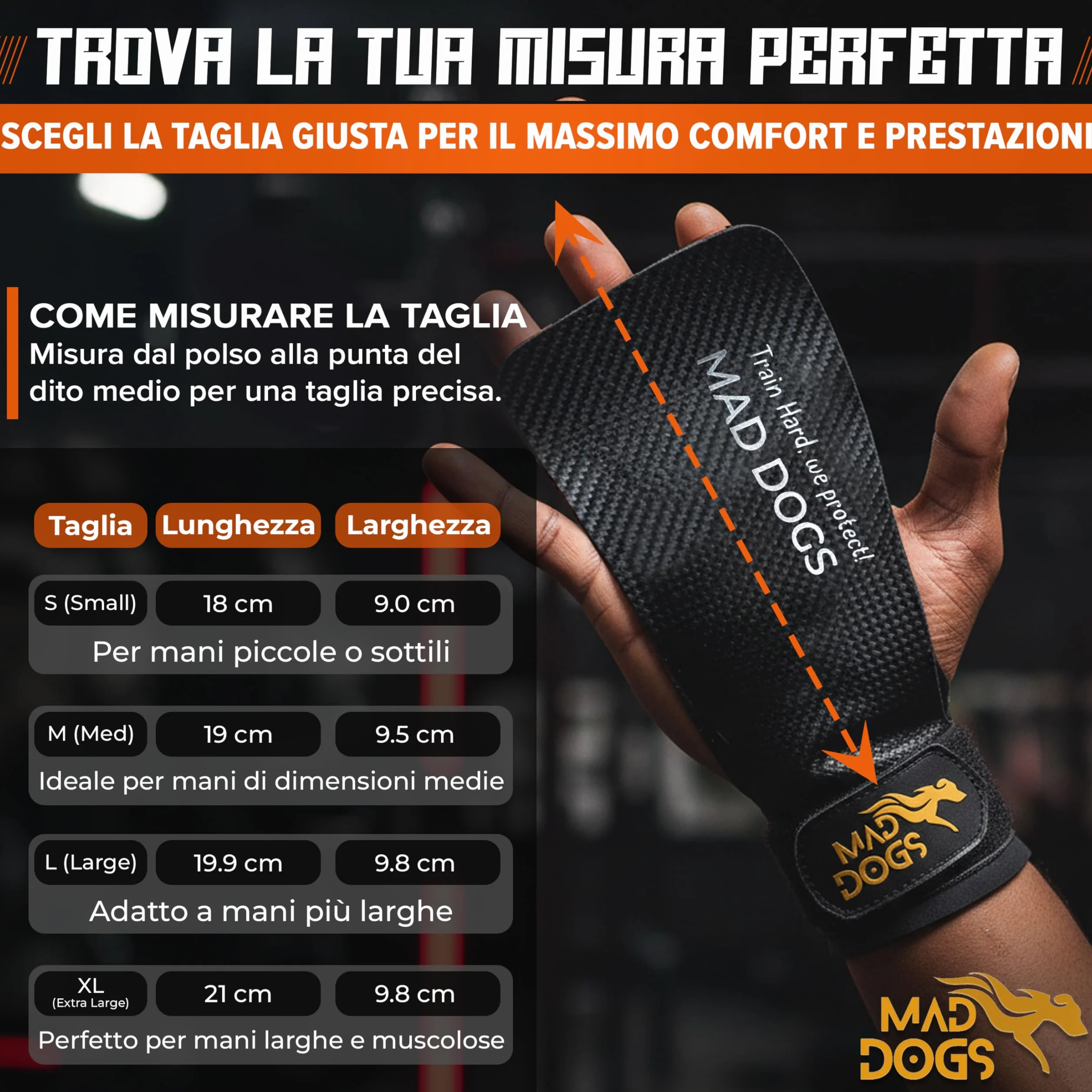 Boxer Strada Crossfit Hand Grips, protezione comfort design senza fori, unisex