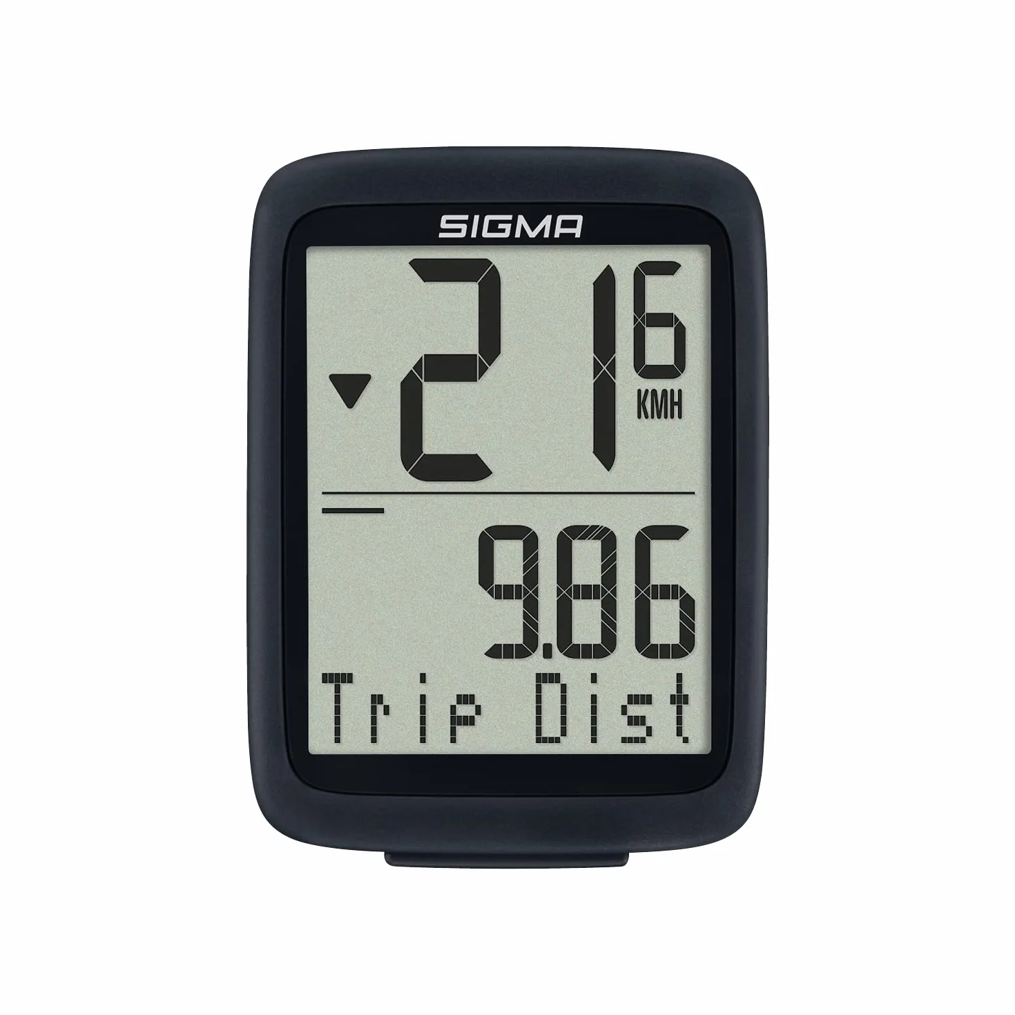 SIGMA BC 8.0 WL Ciclocomputer Wireless con 8 Funzioni, Confronto Velocità, Tasti Grandi, Display Chiaro, Impermeabile