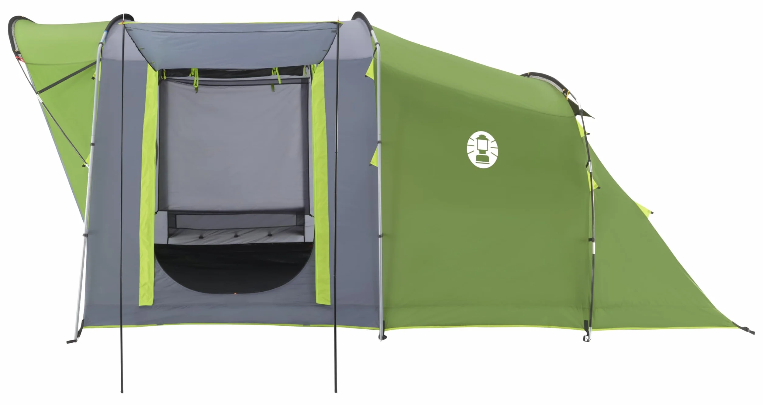 Coleman Oak Canyon 4 BlackOut Tenta | Tenda a tunnel per famiglie da 4 persone con 2 camere da letto oscurate e zona giorno | Tenda da campeggio | Impermeabile da 4500 mm | con telo di fondo cucito