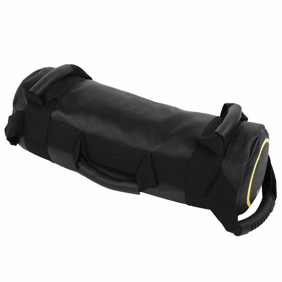 Allenamento pesi Sand Sand Power Bag Fitness Force High Intensity Force Training For Home Gym Esercizio Esercizio PU Pelle 10kg 20kg 30kg Opzionale
