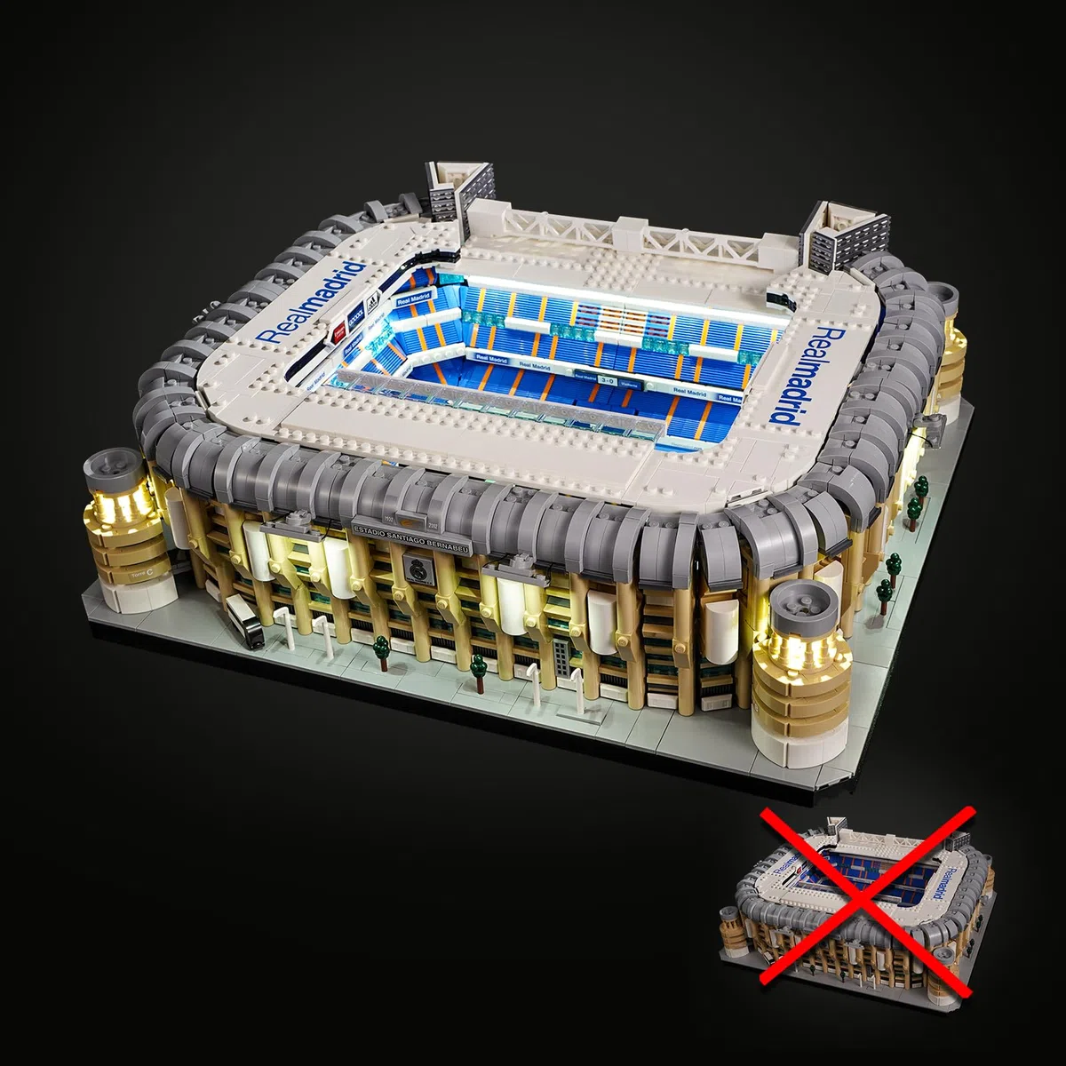 Lightailing Set di Luci Compatibile con Lego 10299 Creator Stadio del Real Madrid Santiago Bernabéu Modello da Costruire - NON Incluso nel Modello