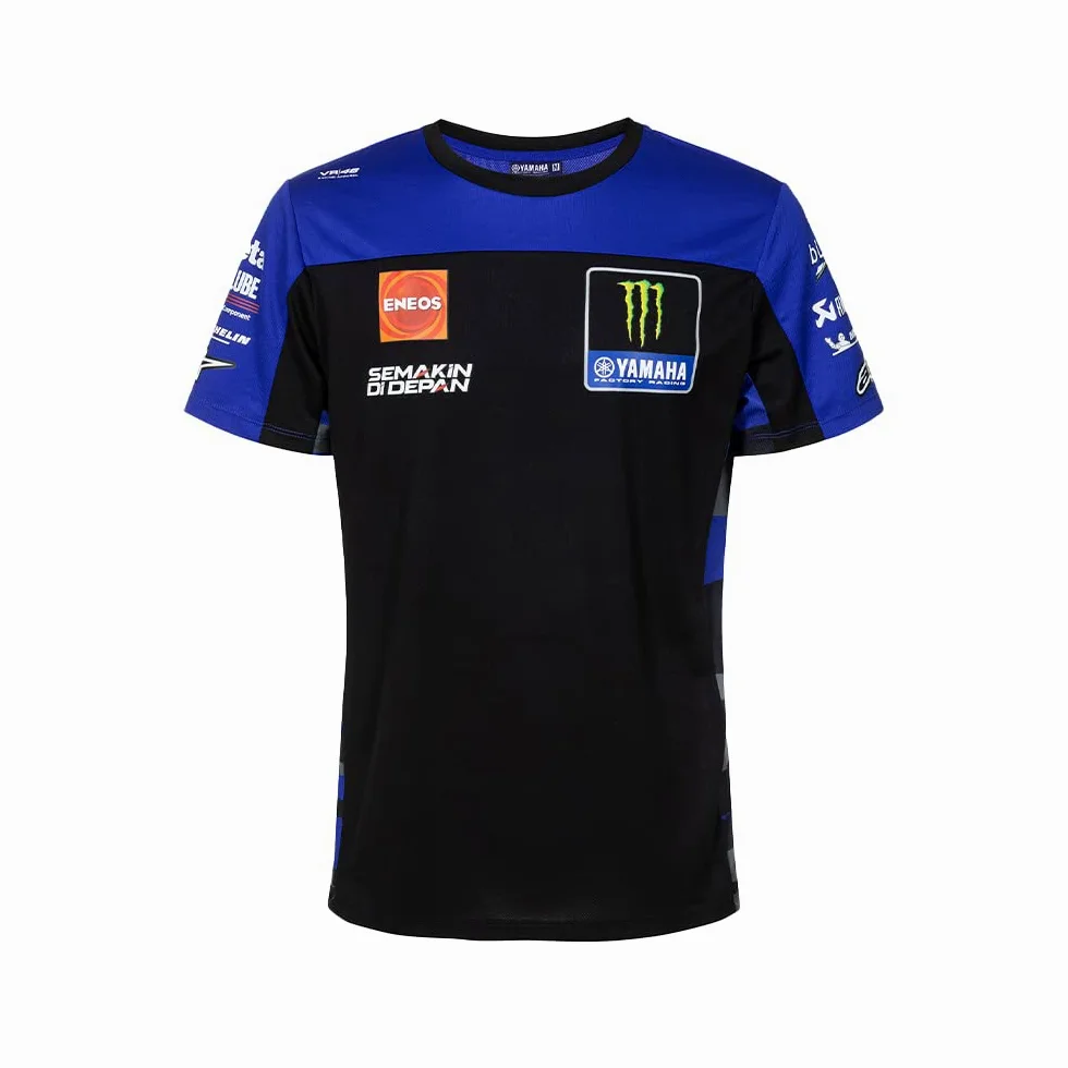 VR46 Replica Team Yamaha Monster T-Shirt Uomo (Pacco da 1)