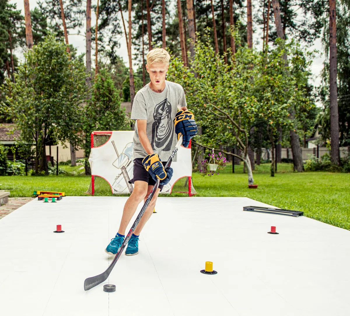 Hockey Training Drill Cones Stickhandling 6 pezzi