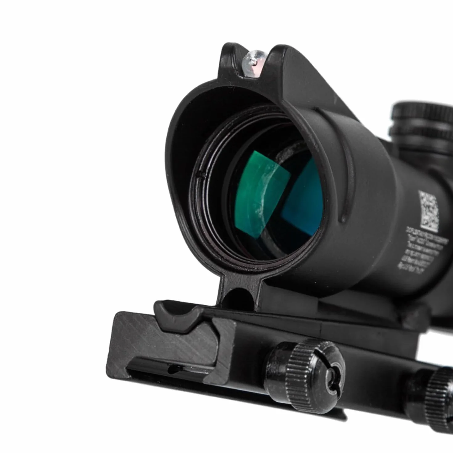 Paike Cannocchiale da puntamento 4x32mm ACOG Red DOT Sight con Reticolo Chevron Rosso