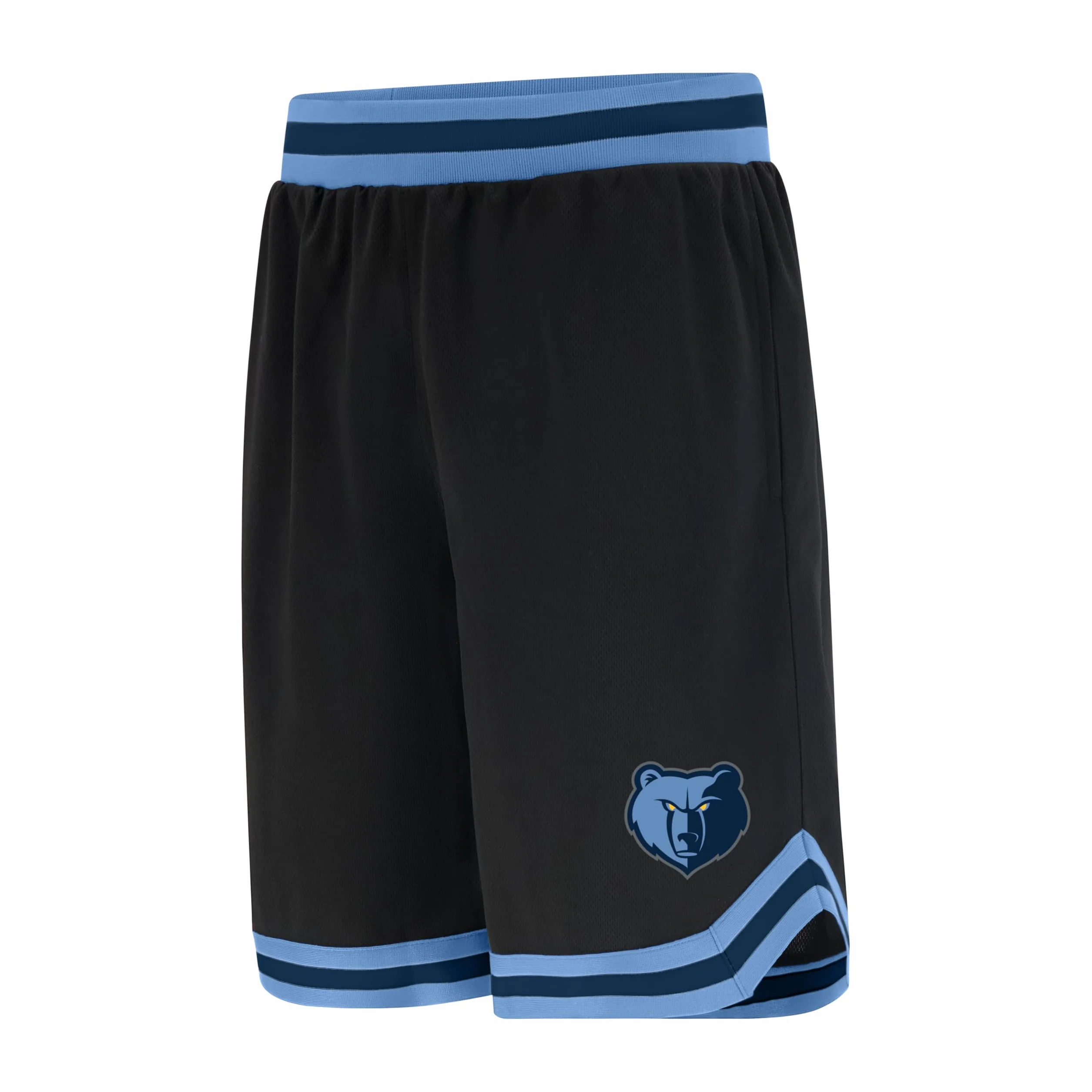 UNK NBA Ultra Game GSM3547F Woven Team Logo Poly Mesh Basket Shorts Nero Large