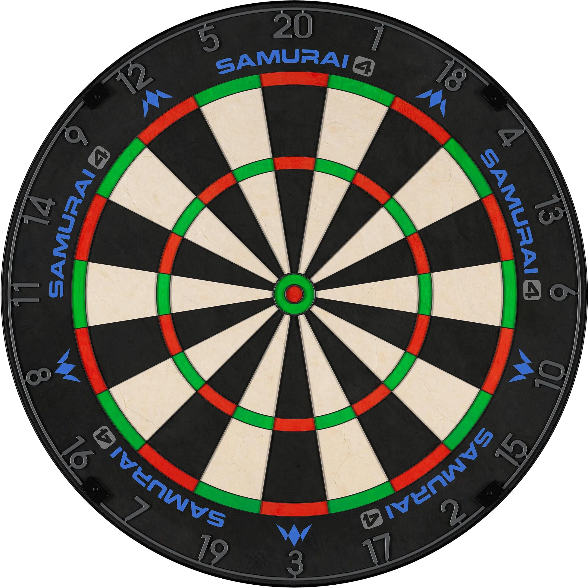Mission Darts | Samurai 4 | Bersaglio professionale con setole | Filo per coltelli | White OR Graphite Spider Edition