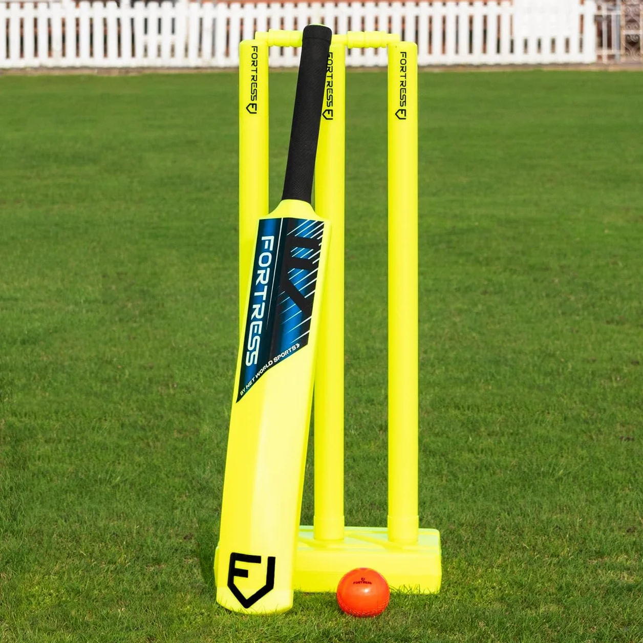 Set Cricket Plastica FORTRESS - Attrezzatura da Cricket 3 Taglie