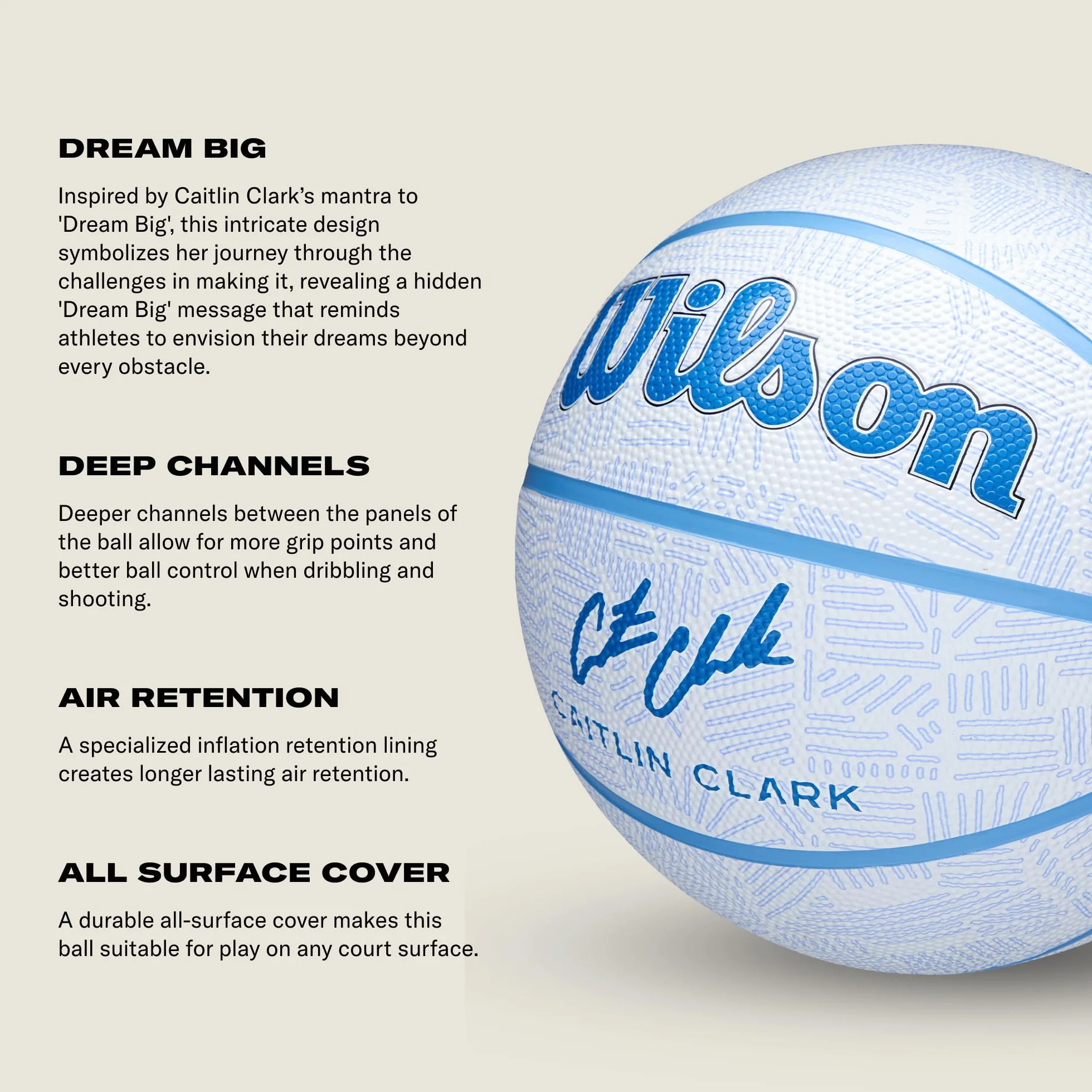 WILSON Caitlin Clark Envision Palloni da basket