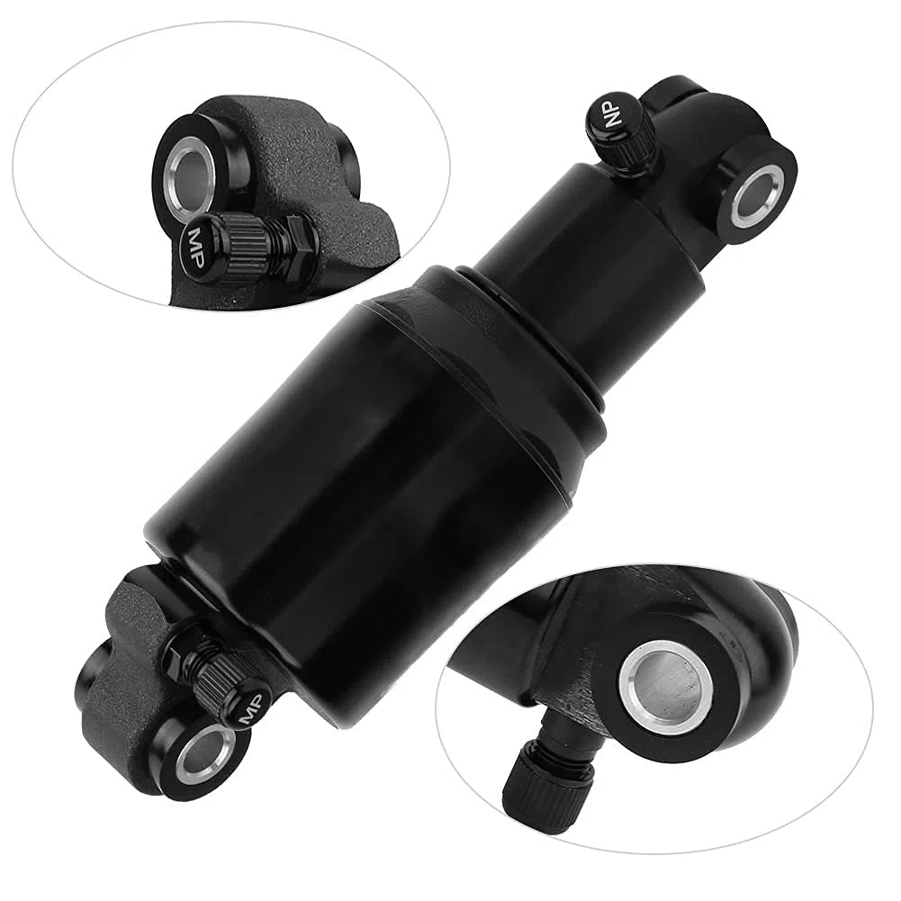 Ammortizzatore Posteriore Aria in Lega di Alluminio per Bici 125/150/165/190mm con Viti per MTB Road Bike