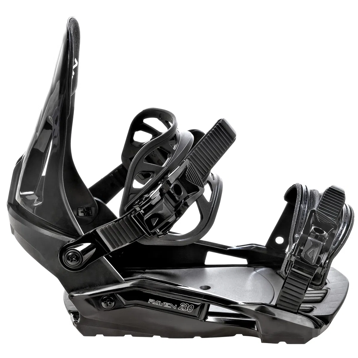 RAVEN Set Snowboard Snowboard Solid Steel + Attacco s230