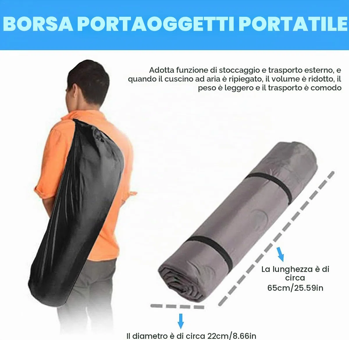GJXJY Materasso Gonfiabile per Auto con Cassetta 2 Posti Car Air Mattress con Borsa di Stoccaggio Materasso Gonfiabile per SUV Break Sedan, 130 x 175 x 7 cm