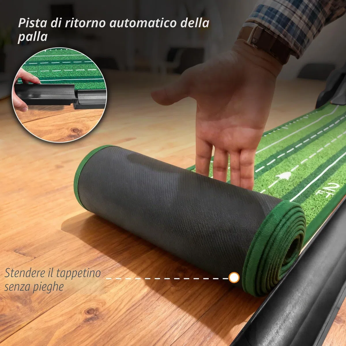 KOFULL Tappetino da golf per interni ed esterni, per casa, ufficio, interni ed esterni