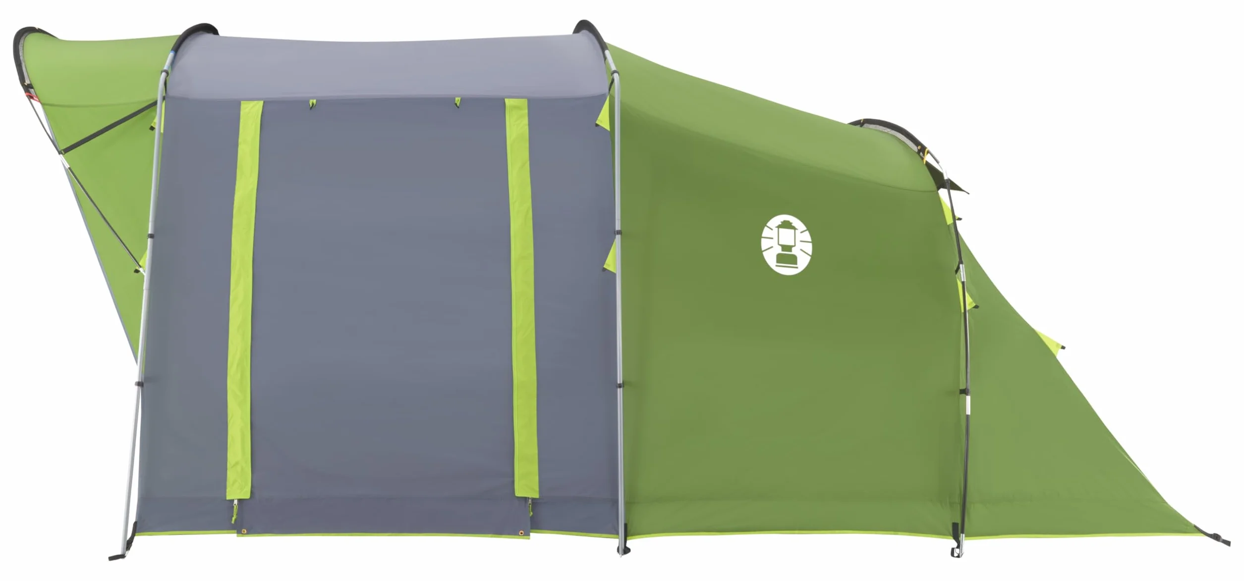Coleman Oak Canyon 4 BlackOut Tenta | Tenda a tunnel per famiglie da 4 persone con 2 camere da letto oscurate e zona giorno | Tenda da campeggio | Impermeabile da 4500 mm | con telo di fondo cucito