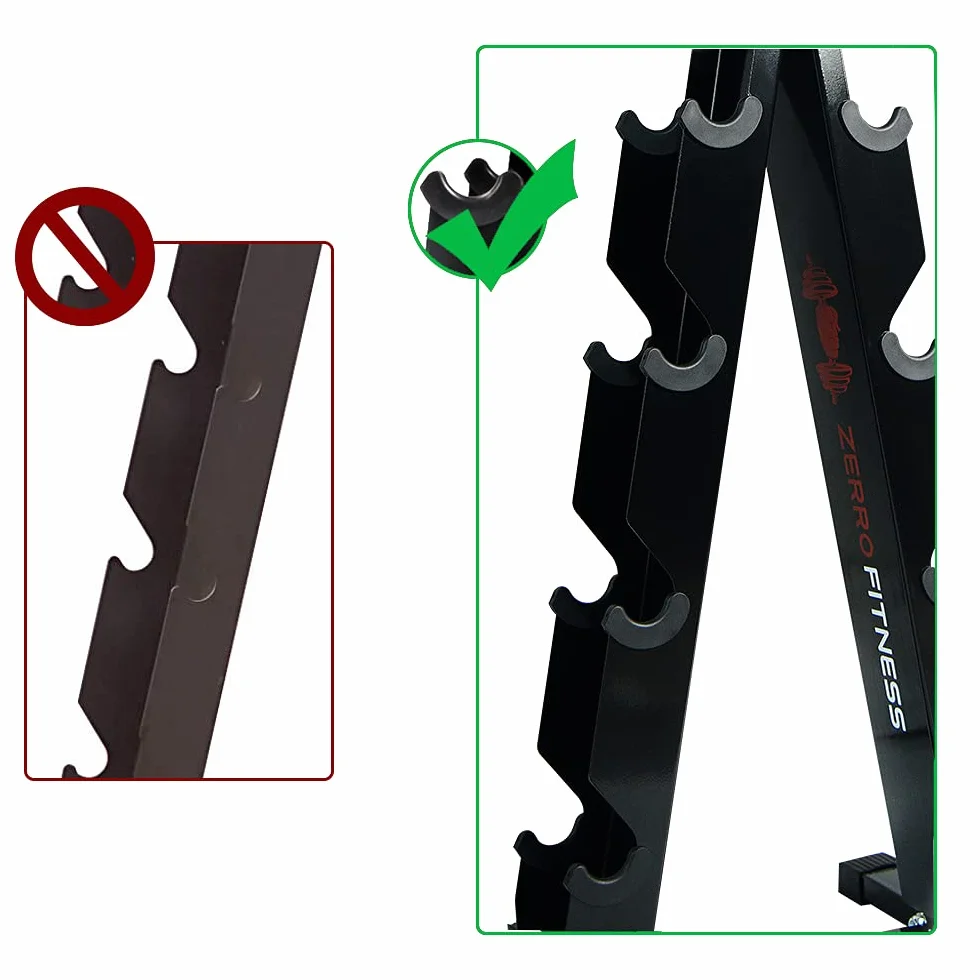 CCLIFE ZERRO Rastrelliera Manubri Porta pesi manubri Supporto per manubri per Palestra Casa(capacità di Peso 300 kg,No Manubri)