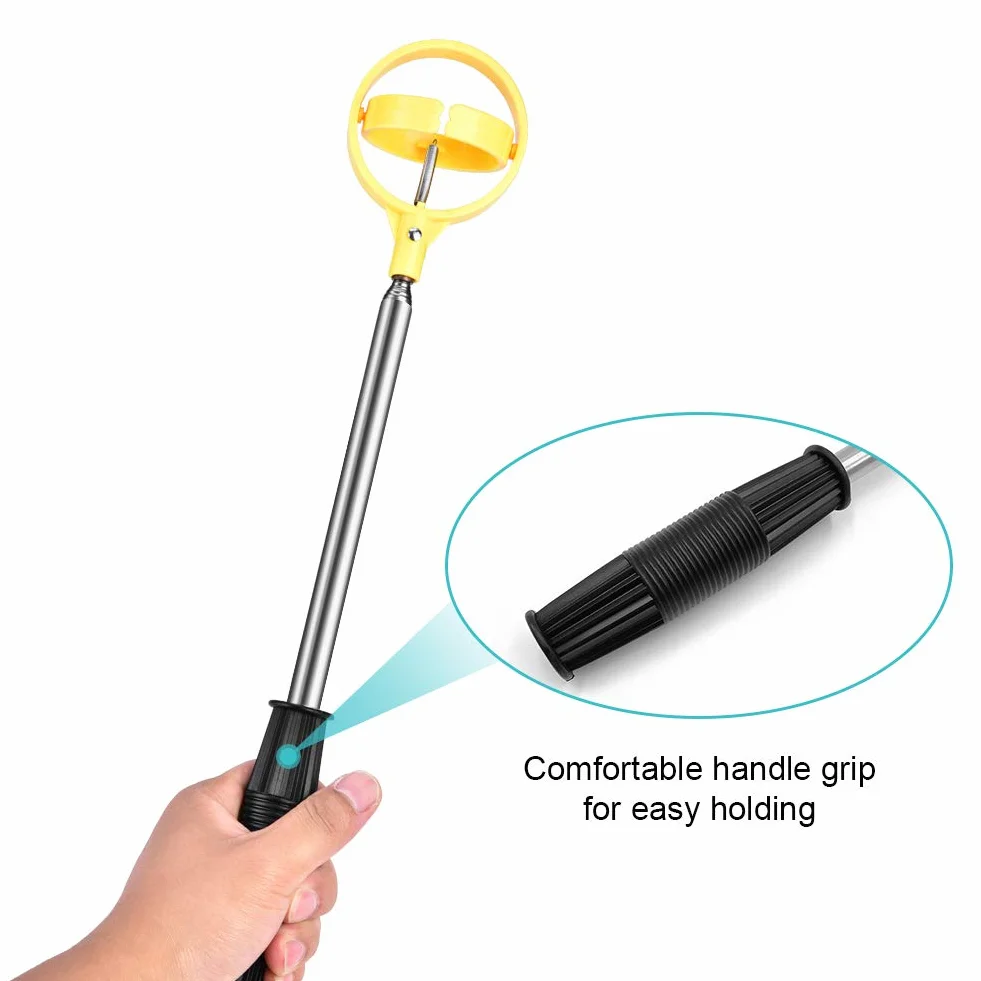 Yosoo Health Gear Raccoglitore di palline da golf, Pallina Da Retriever, Ball Retriever, Raccogli Palline, Pickup Telescopico per Palline Da, Acciaio inossidabile Golf Picker telescopico