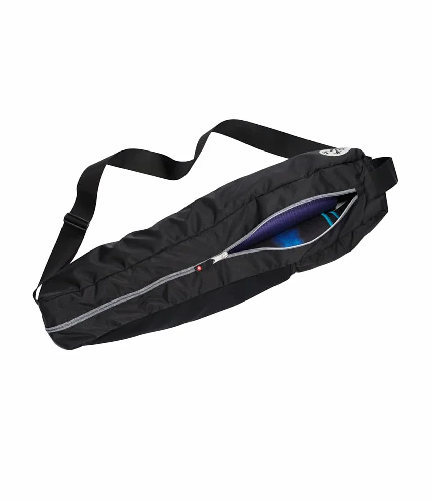 Manduka Go Light - Borsa per tappetino da yoga con tasca, tracolla regolabile, adatta per la maggior parte dei tappetini da yoga