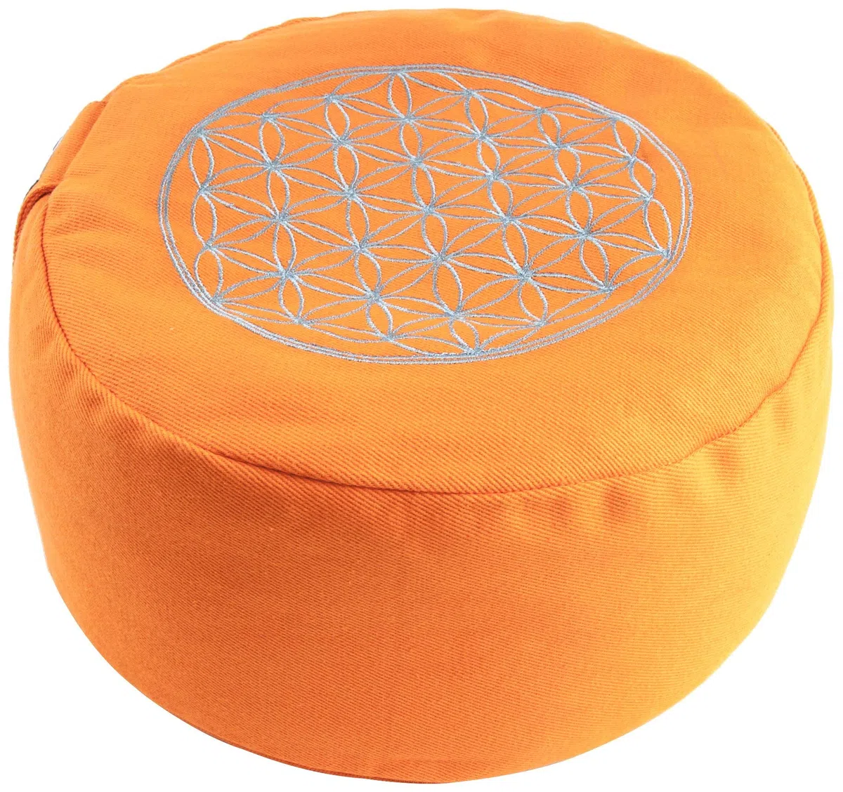 Berk YO-21-OR - Accessori da Meditazione - Cuscino Fiore della Vita, Colore: Arancione