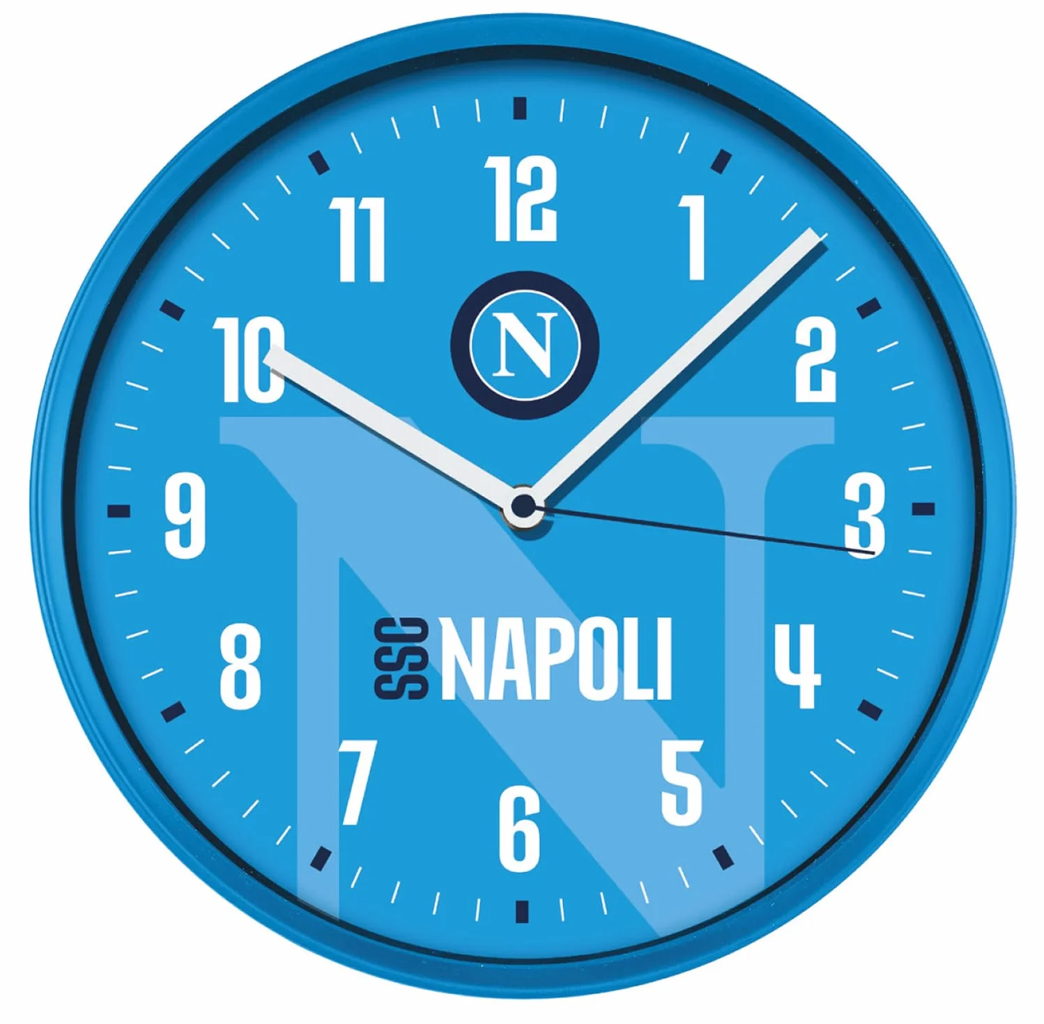 Lowell Orologio da Parete Napoli 30cm Originale Ufficiale SSC