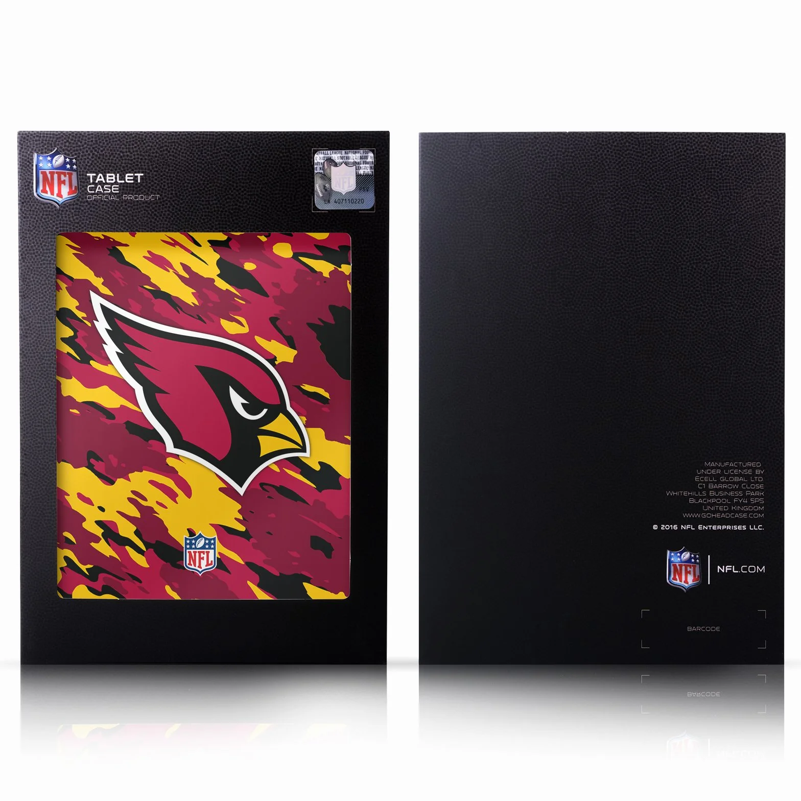 NFL Detroit Lions Logo Wallet Case Compatible with Apple iPad Air 11 2020/2022/2024/2025 Leather