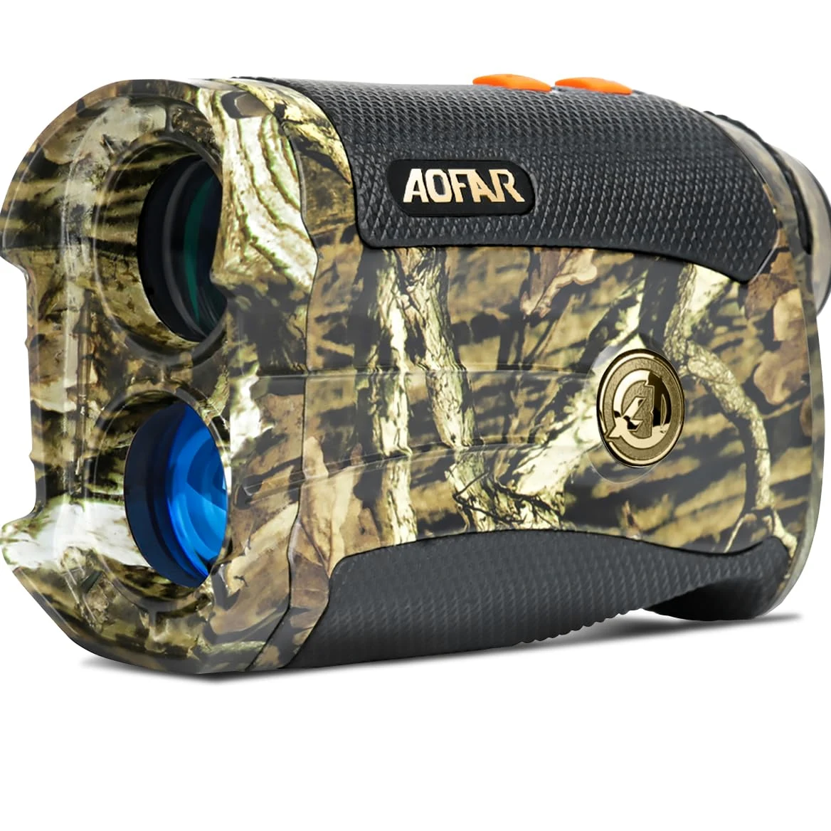 AOFAR HX-1200T Telemetro per Caccia Selvaggio Plus 1200 Metri，Camo Impermeabile, 6X 25mm, Range e Bow Modello, Imballaggio Regalo, Batteria Gratuita